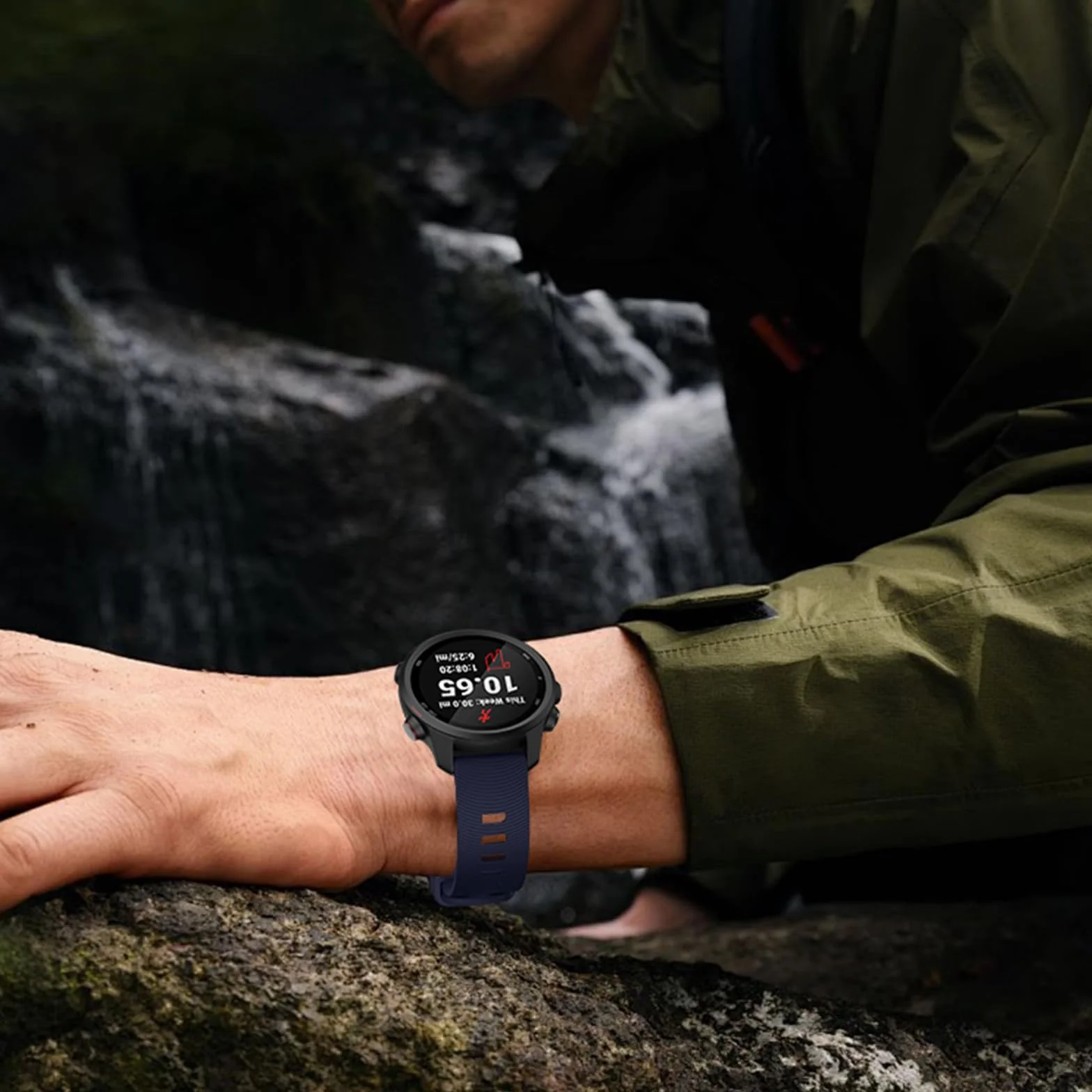 Pasek do Garmin Forerunner 245/645 Music Silikonowy 20mm