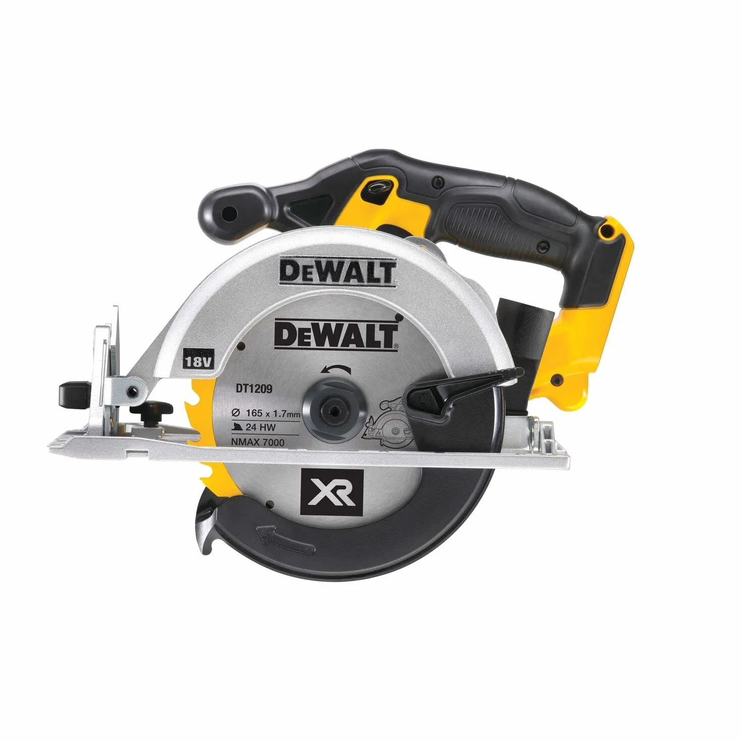 DEWALT Solidny Piła circular xr 18v ø165mm i 55mm prof. bez ładowarka/akumulator dla profesjonalistów i majsterkowiczów do pracy profesjonalnej 18v 55mm