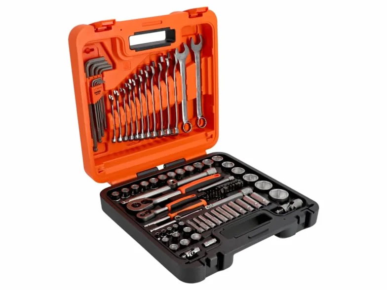 Bahco 98-częściowy zestaw nasadek i kluczy - 1/4" i 1/2"