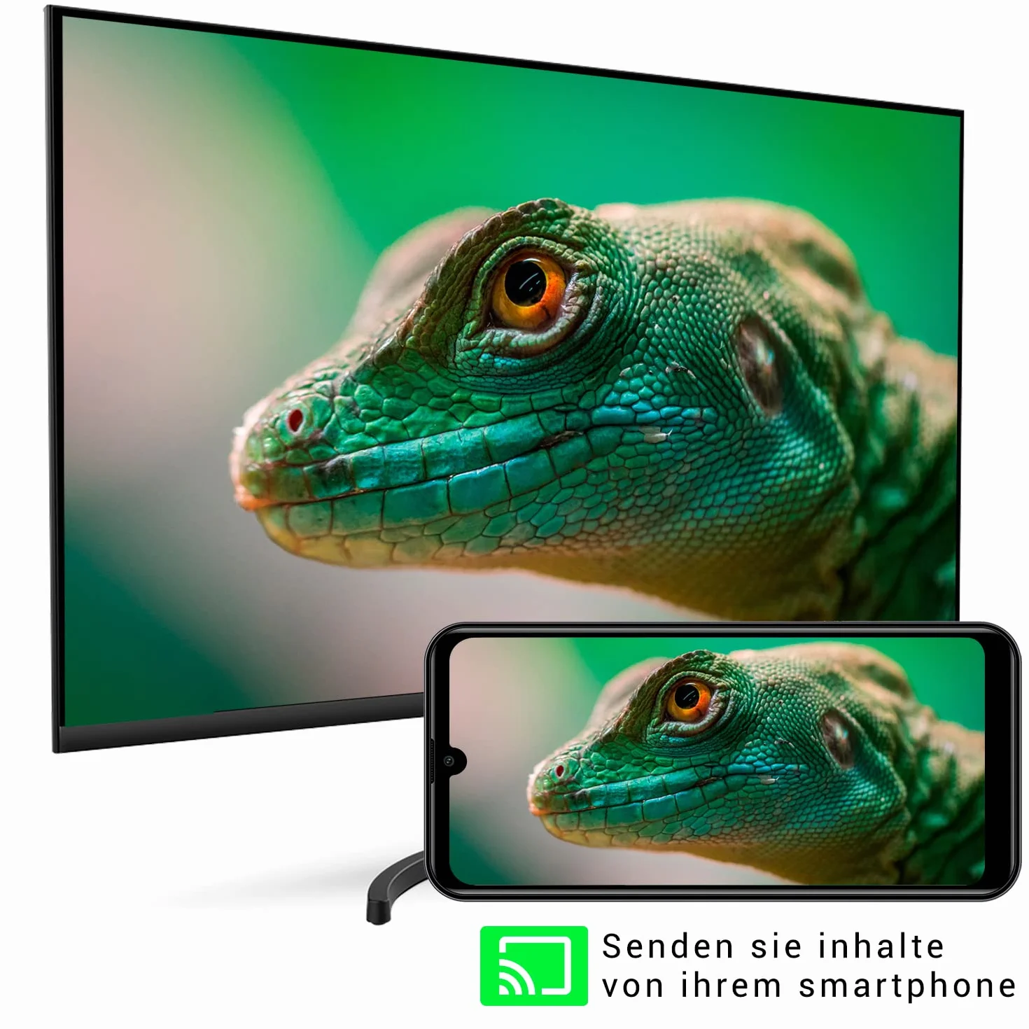 Monitor SPC 24" Full HD Android TV wbudowane głośniki pilot zdalnego sterowania