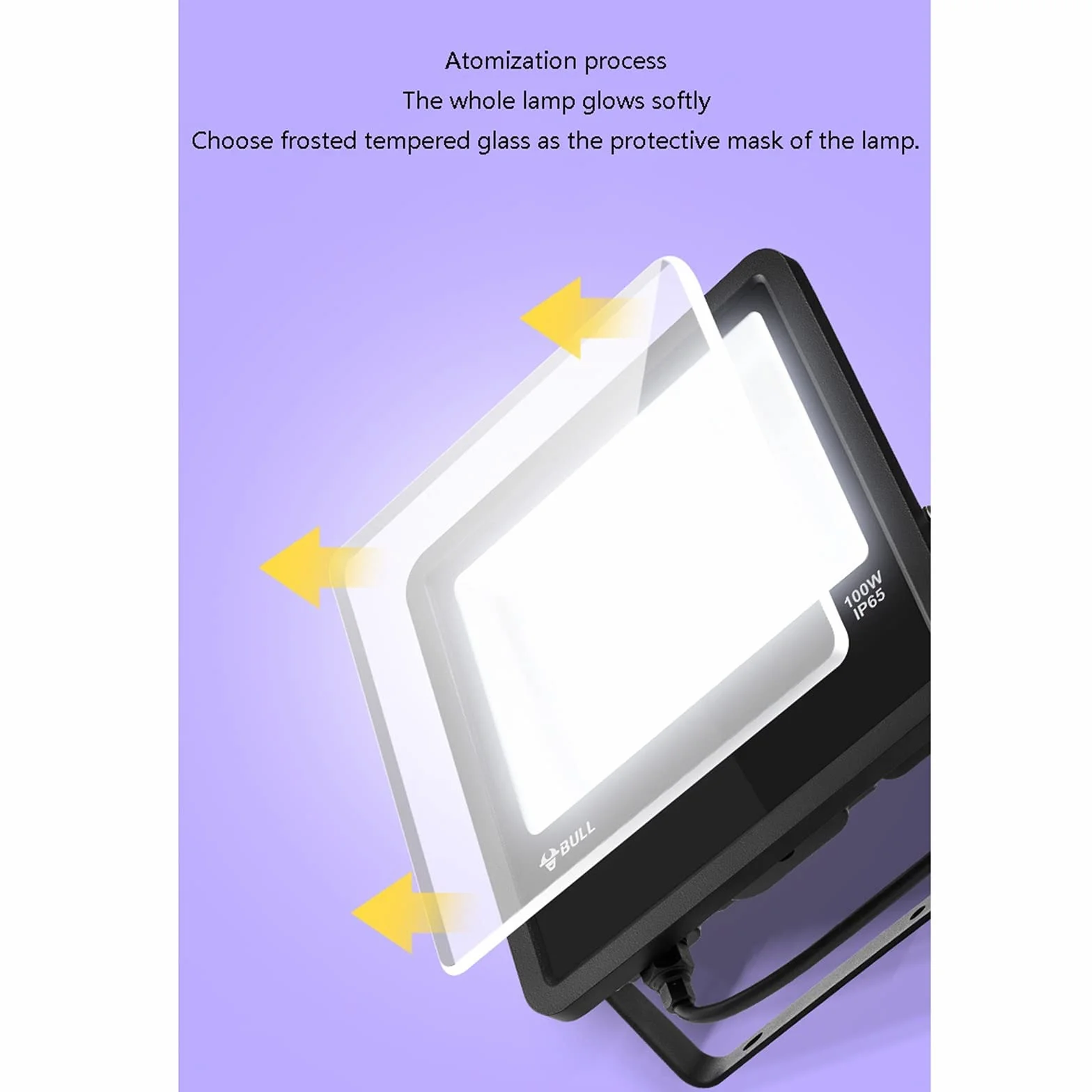 lampy solarne do użytku na zewnątrz, 2550LM-17000LM, 6500K Światło dzienne białe, Zewnętrzne światło powodziowe Kinkiet na podwórko, parking, ogród, ulice, S(100W)