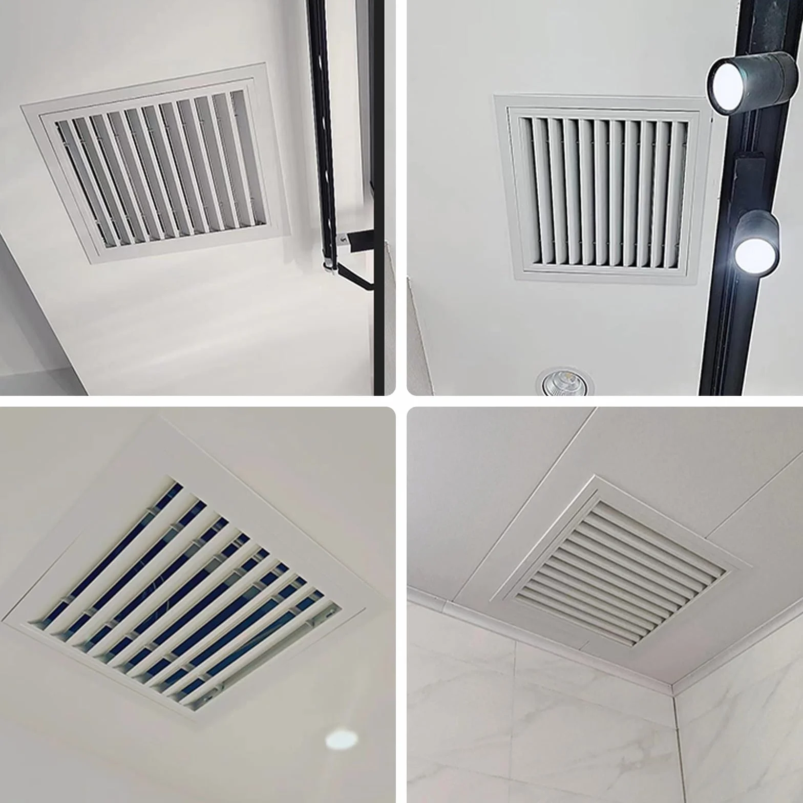 Aluminiowy panel dostępu do płyt gipsowo-kartonowych 16 x 61 cm kratka wentylacyjna z filtrem nylonowym łatwa instalacja biała osłona wentylacyjna do użytku domowego i komercyjnego