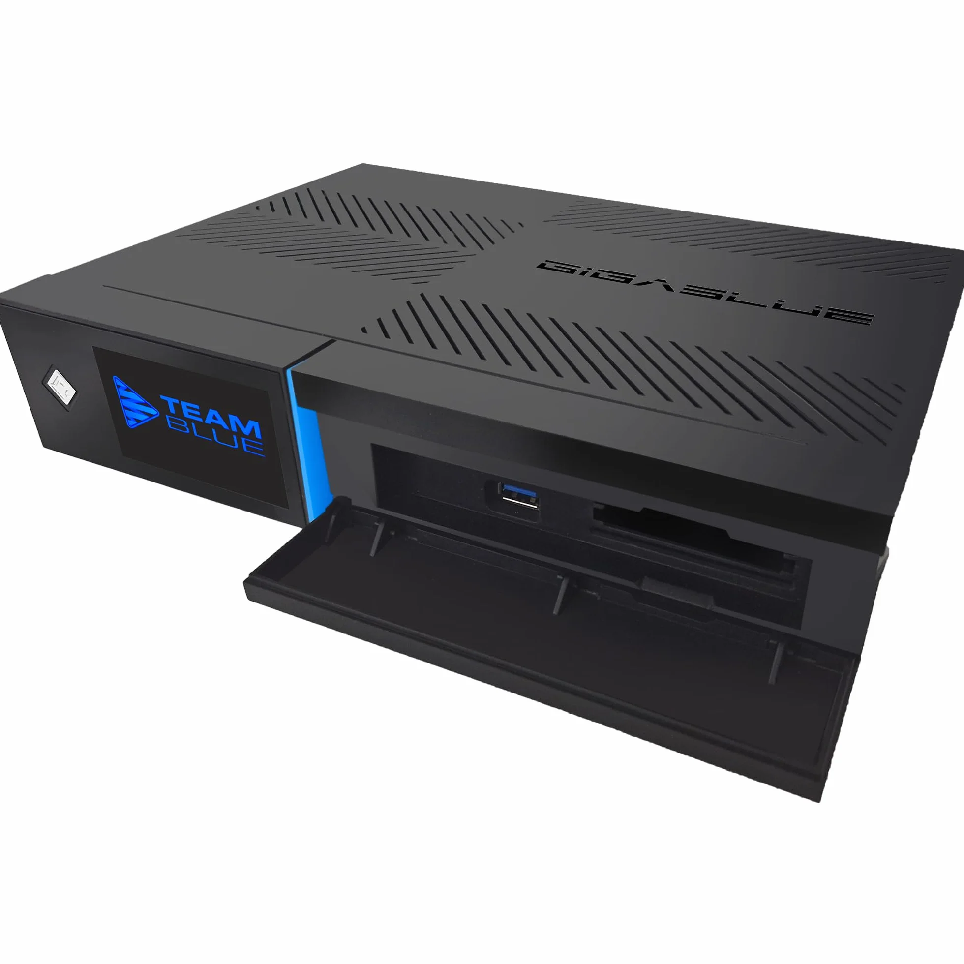 GigaBlue UHD Quad 4K Pro 2X FBC DVB-S2 Twin odbiornik satelitarny, Dual Core CPU, 4 GB RAM, 8 GB eMMC, Bluetooth 5.4, H.265, 1200 Mbit WLAN, 3X USB 3.0