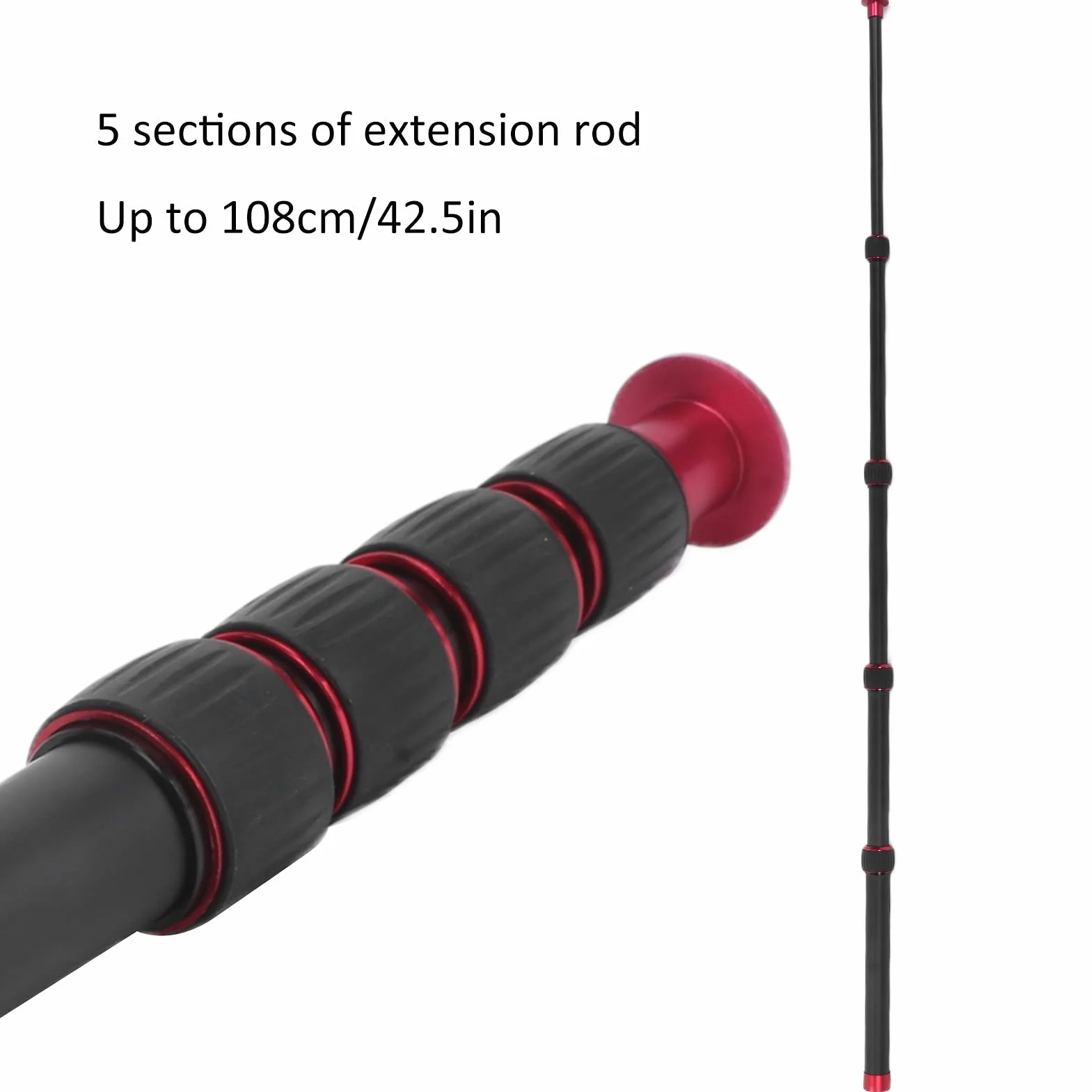 Akozon Monopod do Aparatu Przedłużacz Statywu Aluminiowy