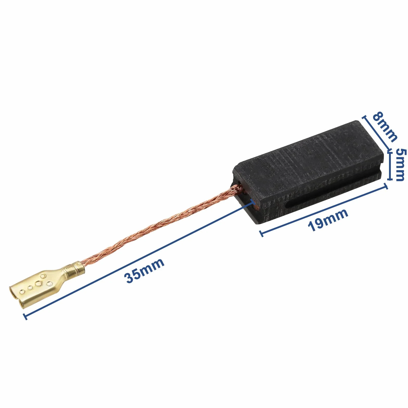 Szczotka do silnika szczotki węglowej 5 x 8 x 19 mm część zamienna 1617014134 kompatybilna z Bosch PBH 240 RE PBH240 RE wiertarka udarowa elektronarzędzie