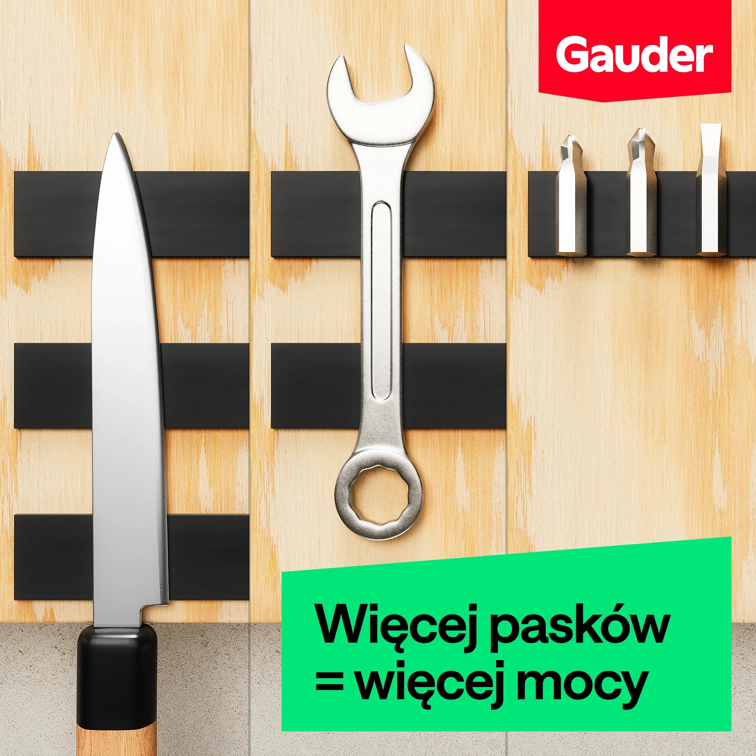 GAUDER Taśma Magnetyczna Samoprzylepna Mocna - Magnetyczny Pasek do Cięcia o Wysokiej Przyczepności - Taśma z Mocnym Klejem (3 m x 15 mm)