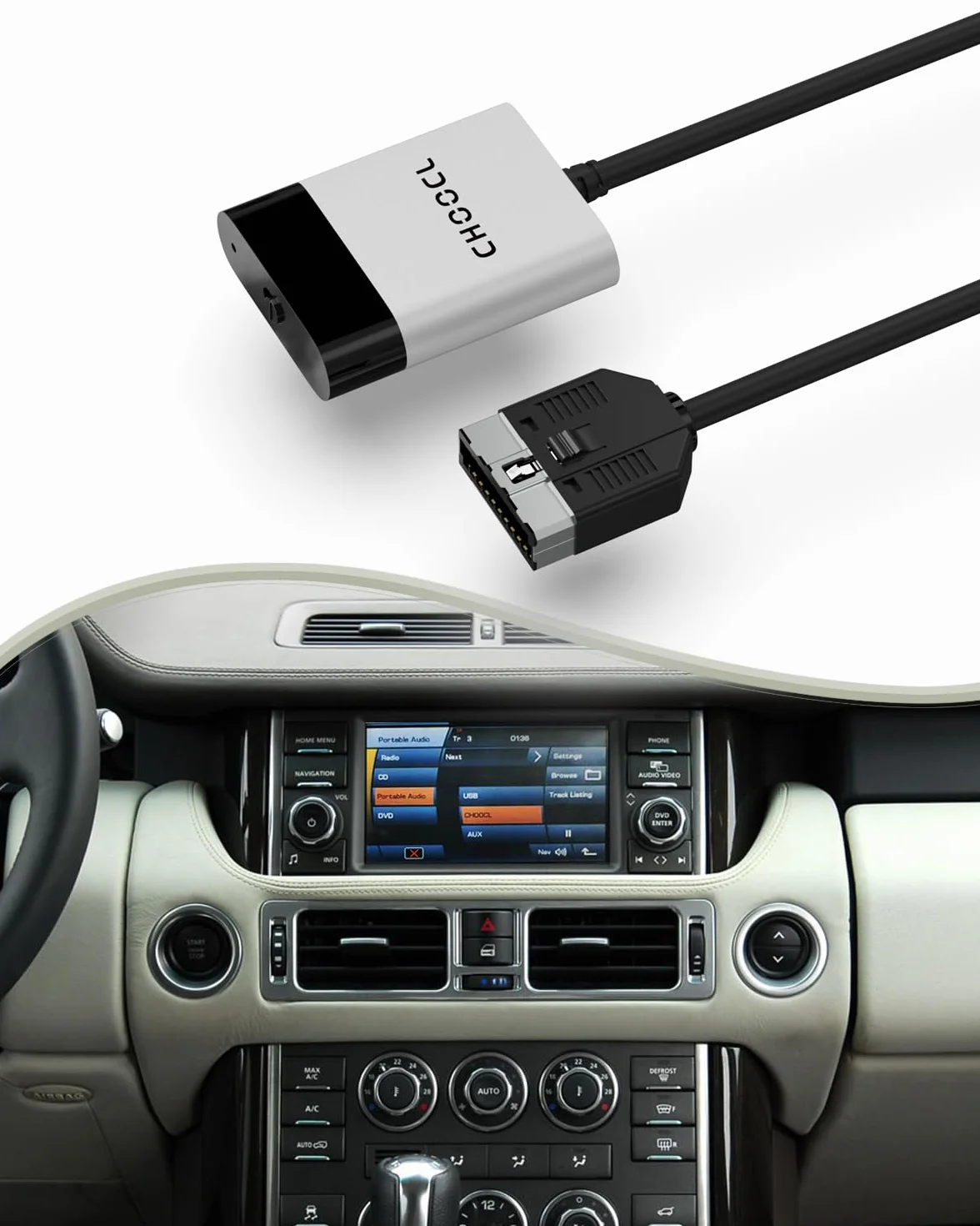Adapter samochodowy Bluetooth 5.0 HD do Land Rovera, Range Rovera, Jaguara
