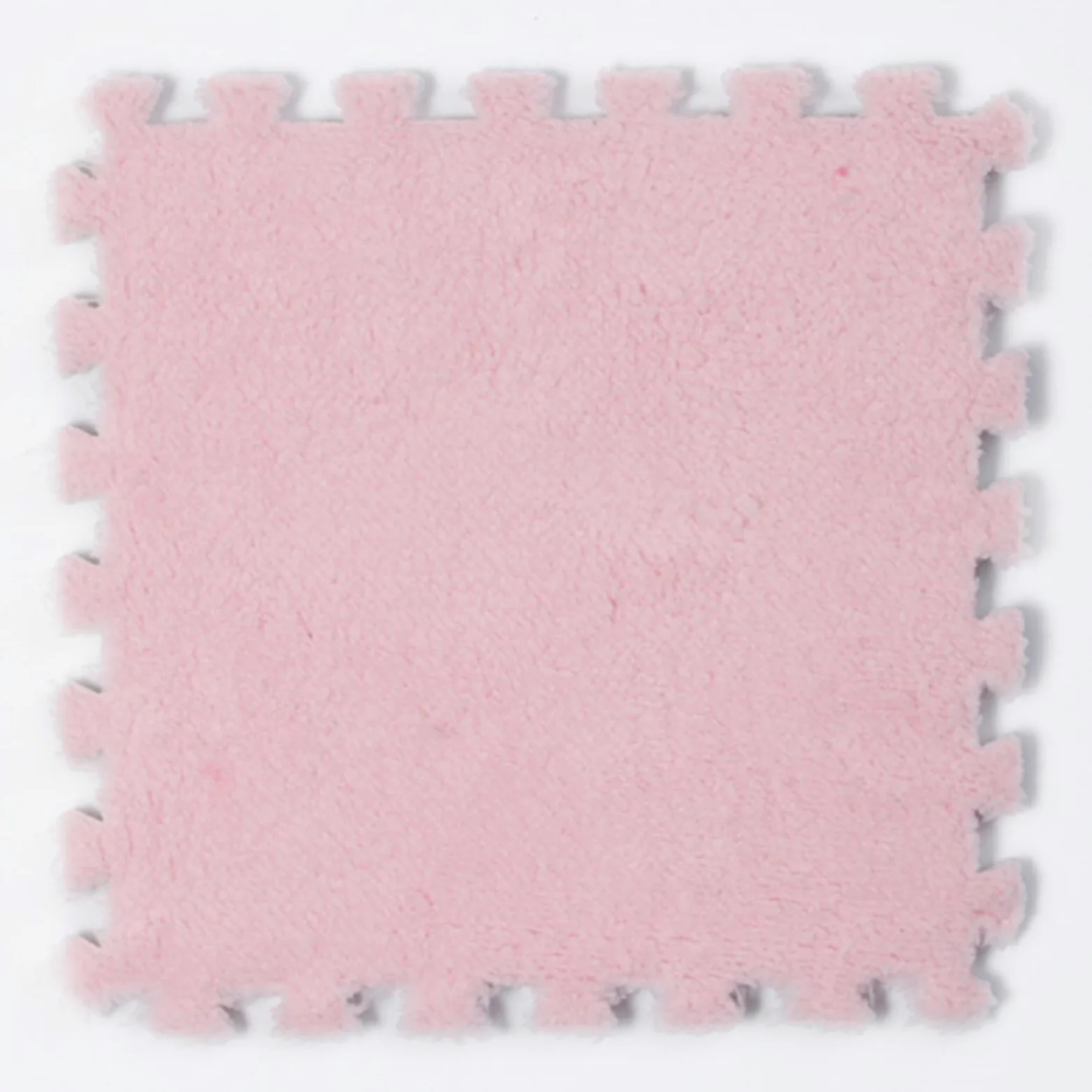 Kwadratowa, składana mata dywanowa w kształcie układanki(Light Pink,20pcs)