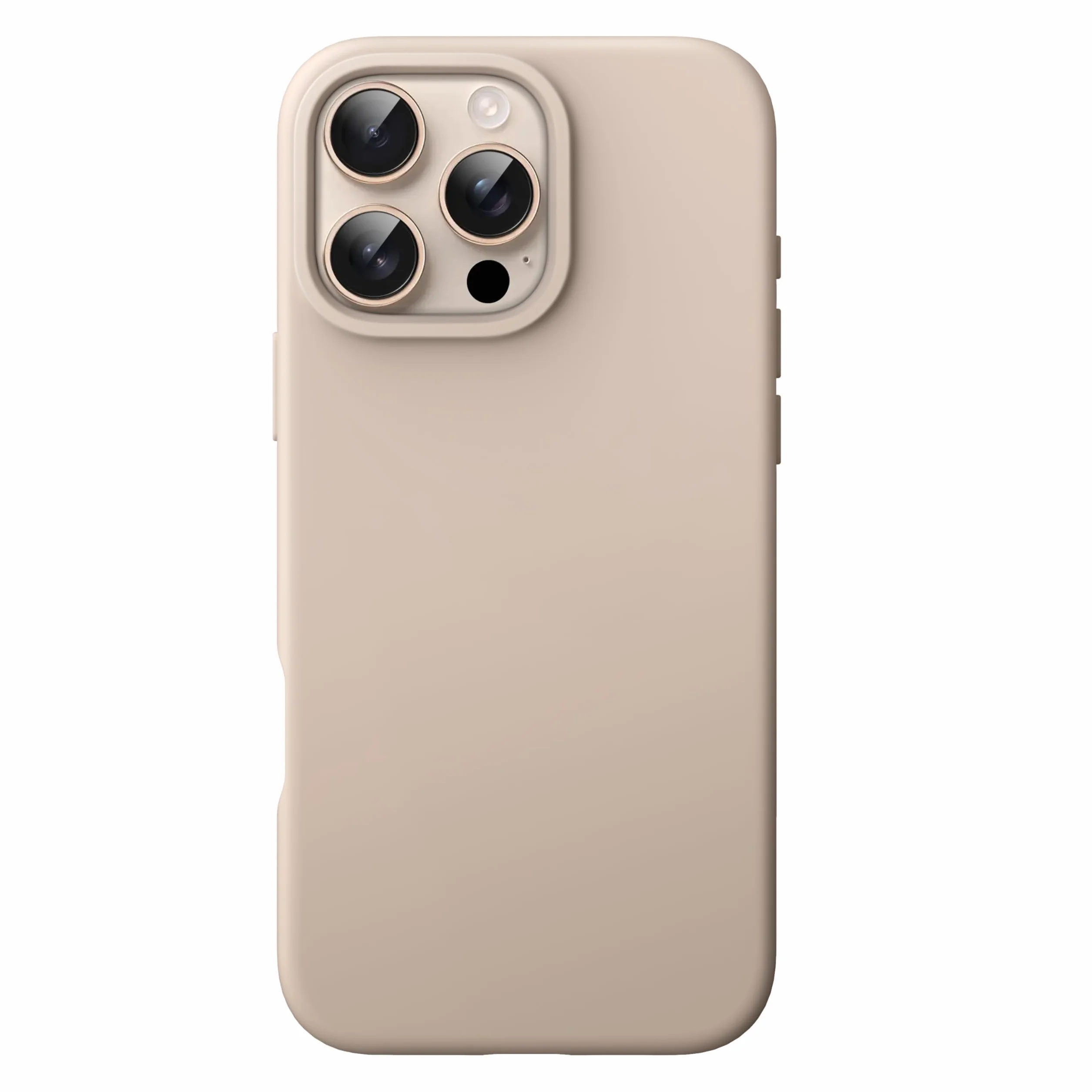 JETech Etui Silikonowe iPhone 16 Pro 6,3 Cala Ochronne Odporny na Zarysowania Tytan Pustynny