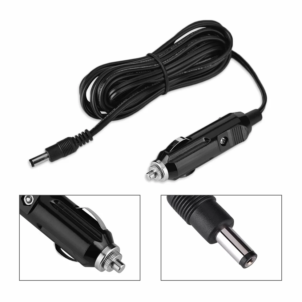 Kabel przedłużający do zapalniczki samochodowej 3 m 12 V 5,5 mm x 2,1 mm