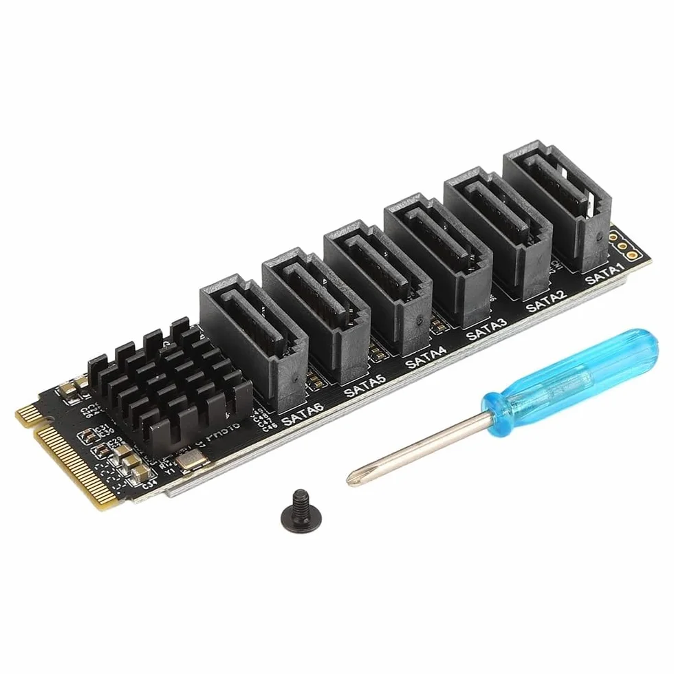 Namvo M.2 SATA M2 M-EKY PCIE3.0 karta rozszerzeń SATA6-Port