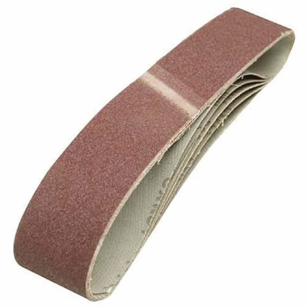 Silverline 463484 Taśmy szlifierskie, 50 x 686 mm, 5 szt., ziarnistość 80