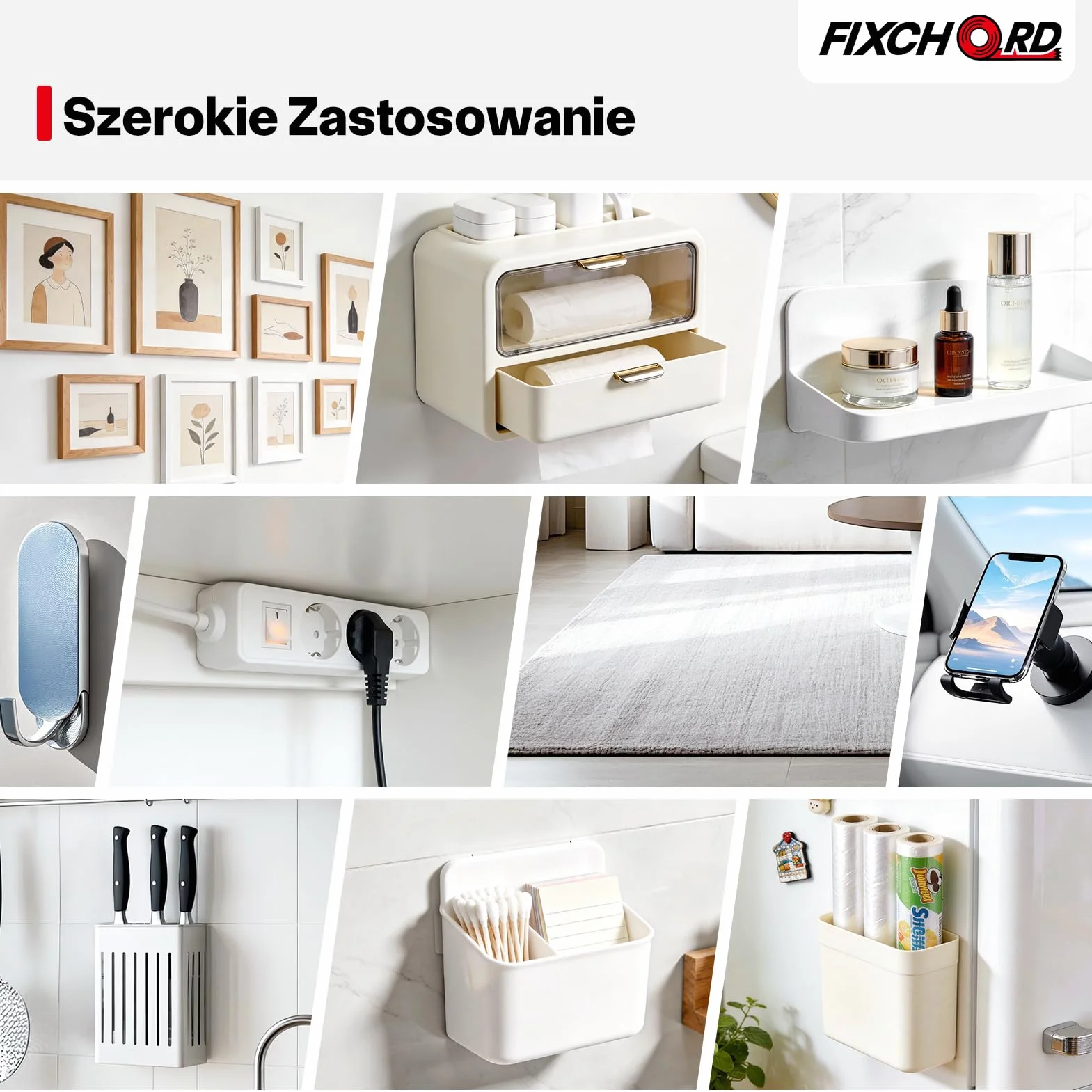 Taśma Dwustronna, Tasma Dwustronna Mocna, Klejąca Przezroczysta, Usuwalna Taśma Klejąca do Ściany/Dywan/Drewno 3m*1cm