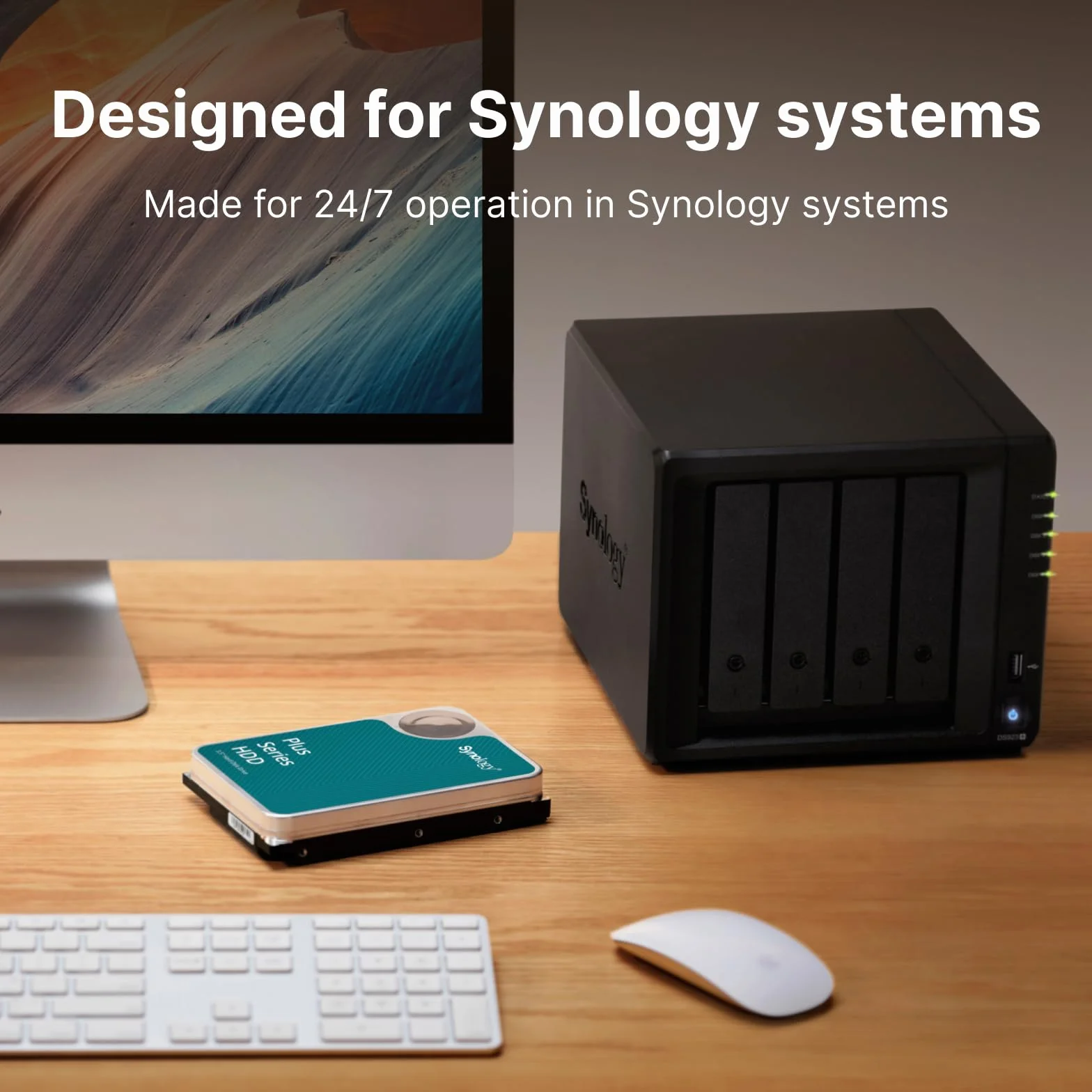 Synology Dysk twardy 4 TB HAT3300 5400 RPM 180 TB/rok MTBF