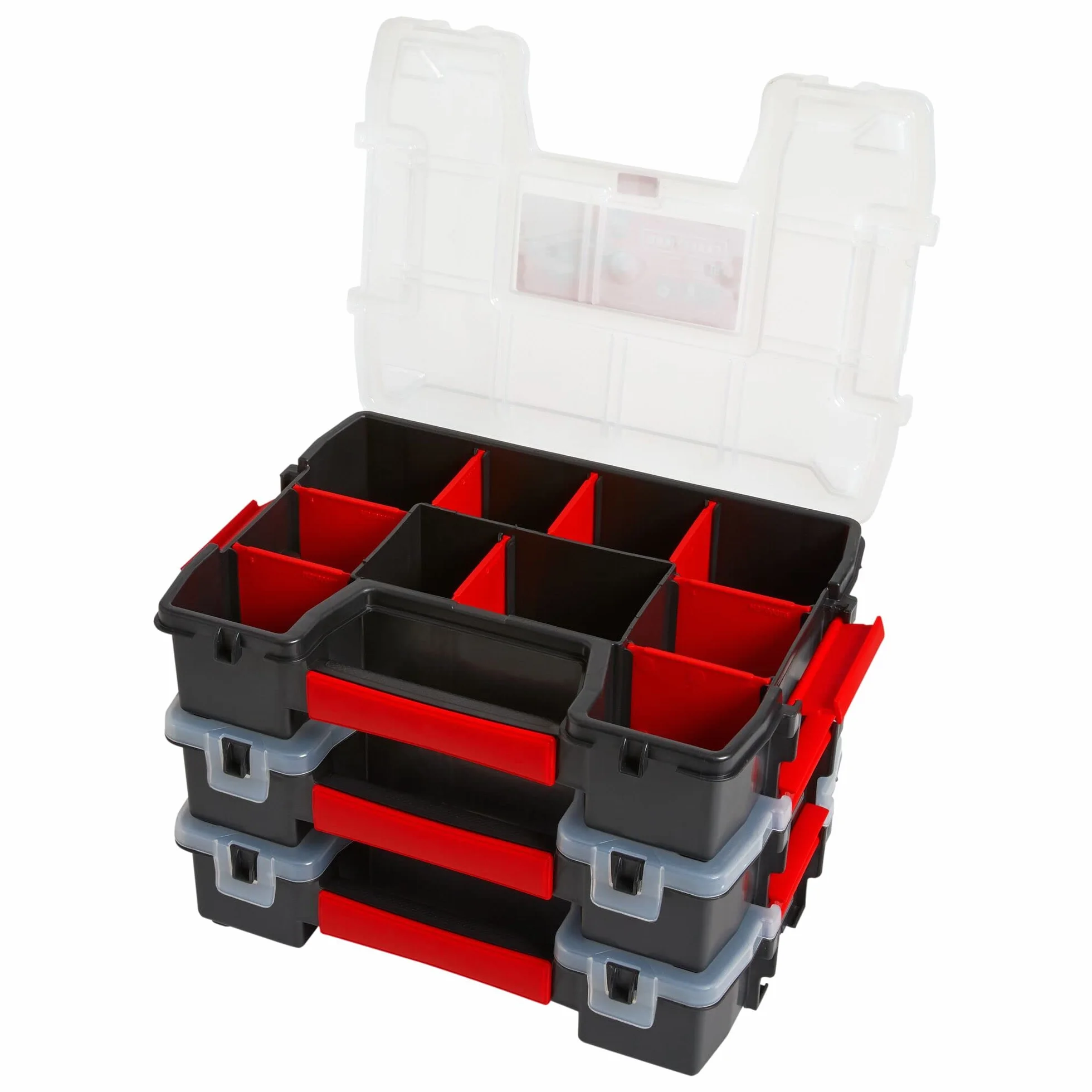 CRAFTSMAN 3-pak 10-komorowy plastikowy organizer na małe części (CMST60964M)