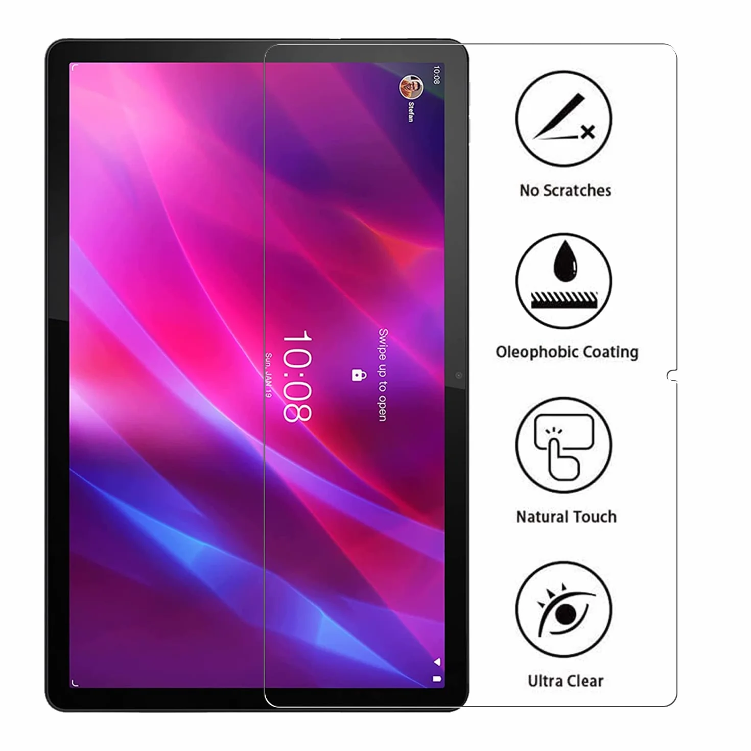 Szkło hartowane do Lenovo Tab P11 Plus TB-J616F, folia ochronna HD 11 cali, 2 sztuki