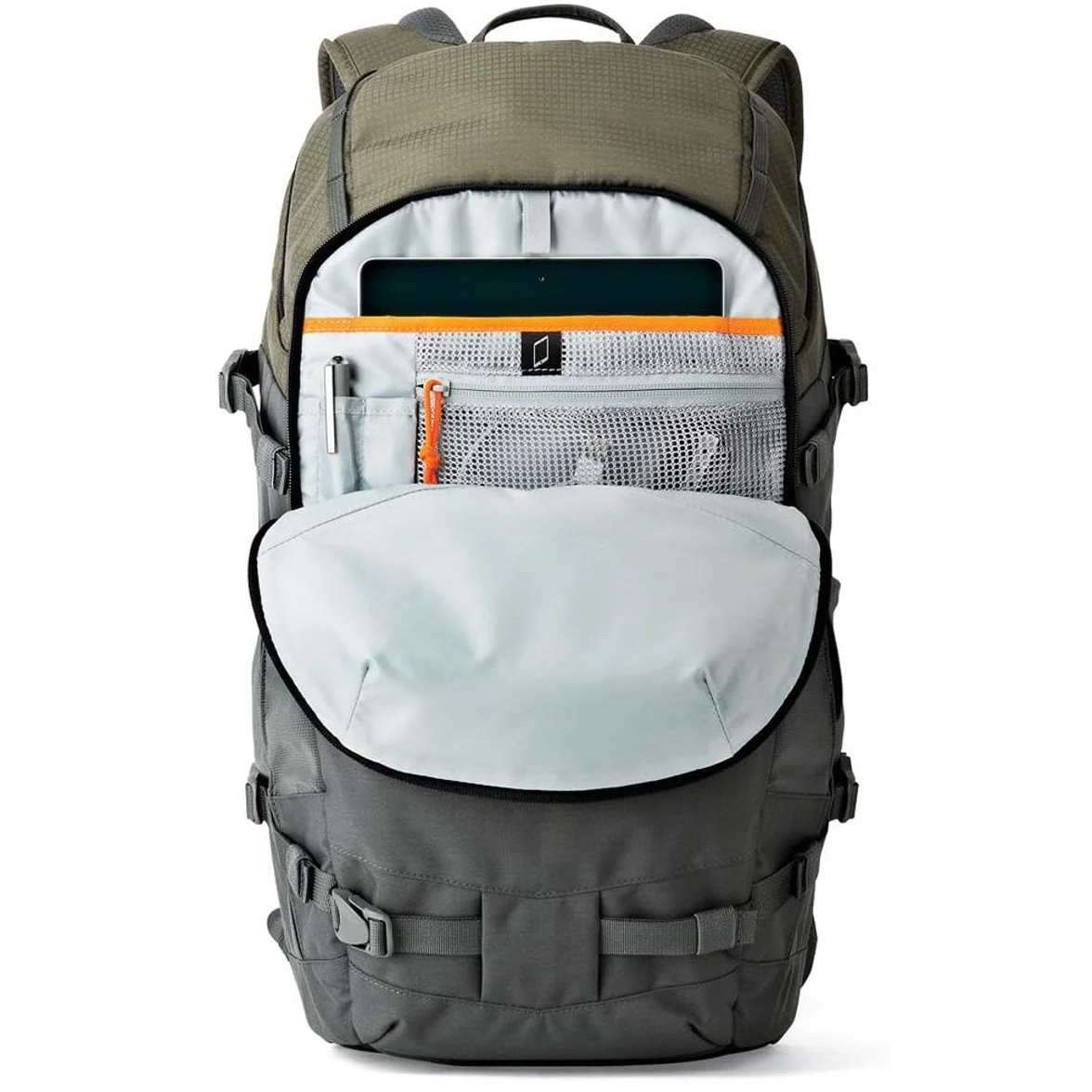Lowepro Flipside Trek Plecak na Aparat Fotograficzny, Szary/Zielony, 16l
