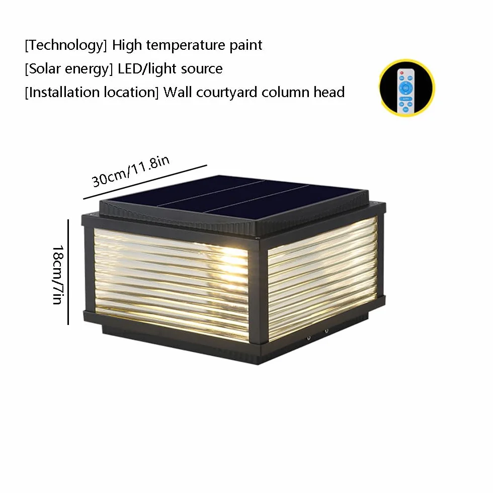 Nowoczesne oświetlenie słupków ogrodowych, lampy solarne do słupków, światła LED do słupków drzwiowych, lampy postowe do latarni vintage, światła słupków, oświetlenie krajobrazu, słup latarni