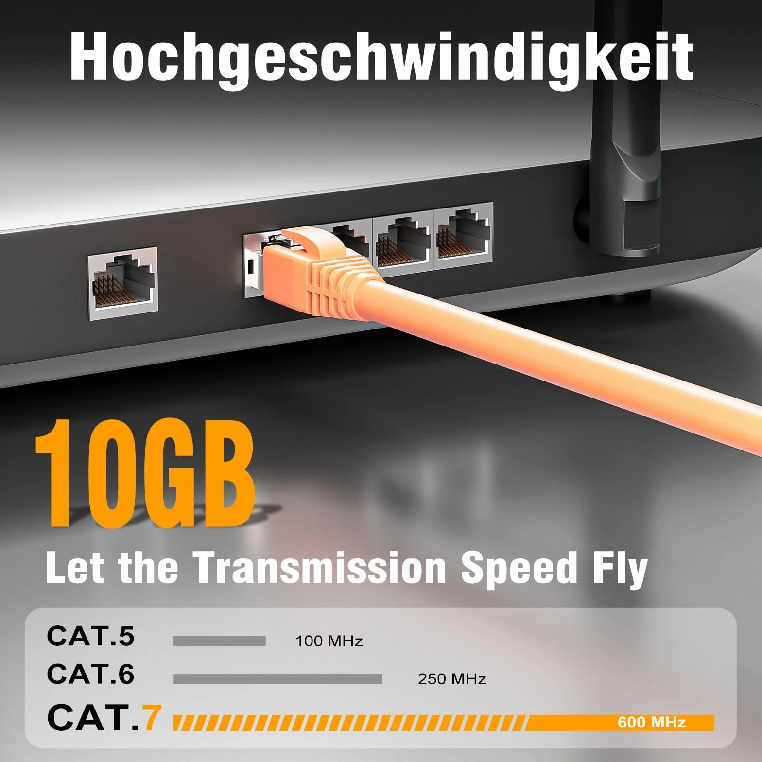 iwillink wtyki RJ45 CAT 7 pozłacane 50μ ekranowane 10 Gbps przelot Cat7 Cat6a