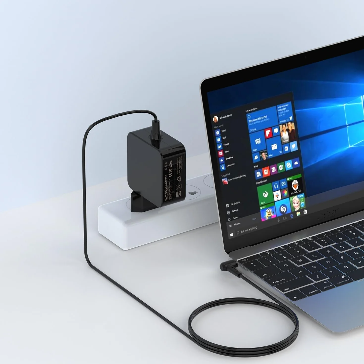 Ładowarka 65W kompatybilna z Asus F550C F555L F554L F552C F550L F751L X550C X551C X552C X554L K550C AD887020 ADP-65DW C PA-1650-78 EXA1208EH Adapter do ładowarki