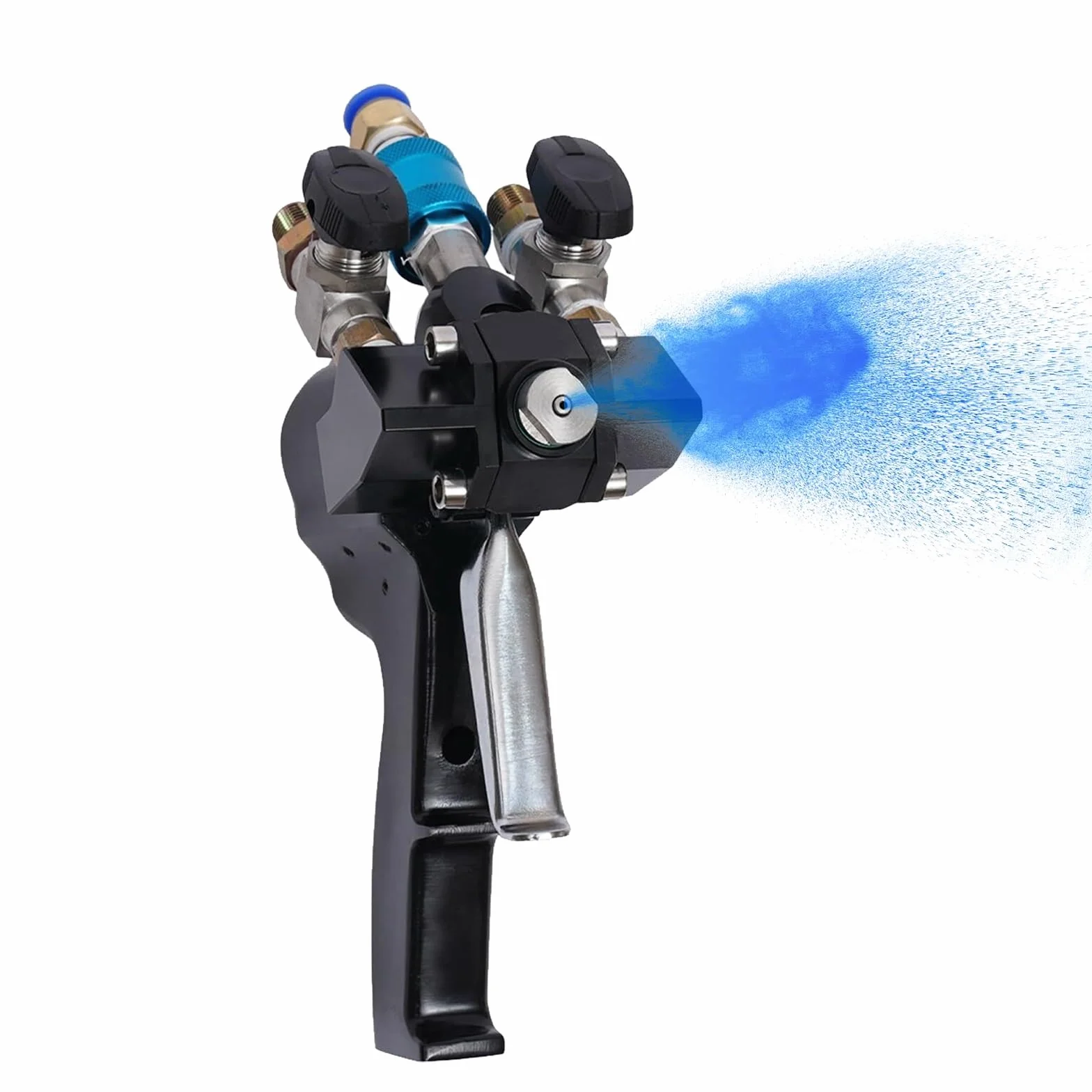 Pistolet natryskowy do poliuretanu z przedmuchem pneumatycznym, pistolet do natrysku pianki poliuretanowej wysokociśnieniowej, narzędzie do spieniania poliuretanu 35 MPa z przedmuchem pneumatycznym