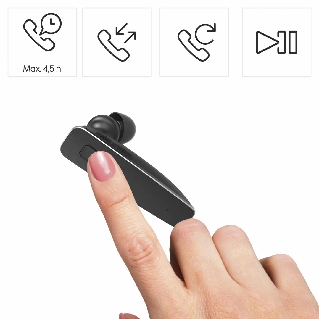 Hama Zestaw słuchawkowy Bluetooth MyVoice2100 Mono Headset 5.0 akumulator 80 h bezprzewodowy