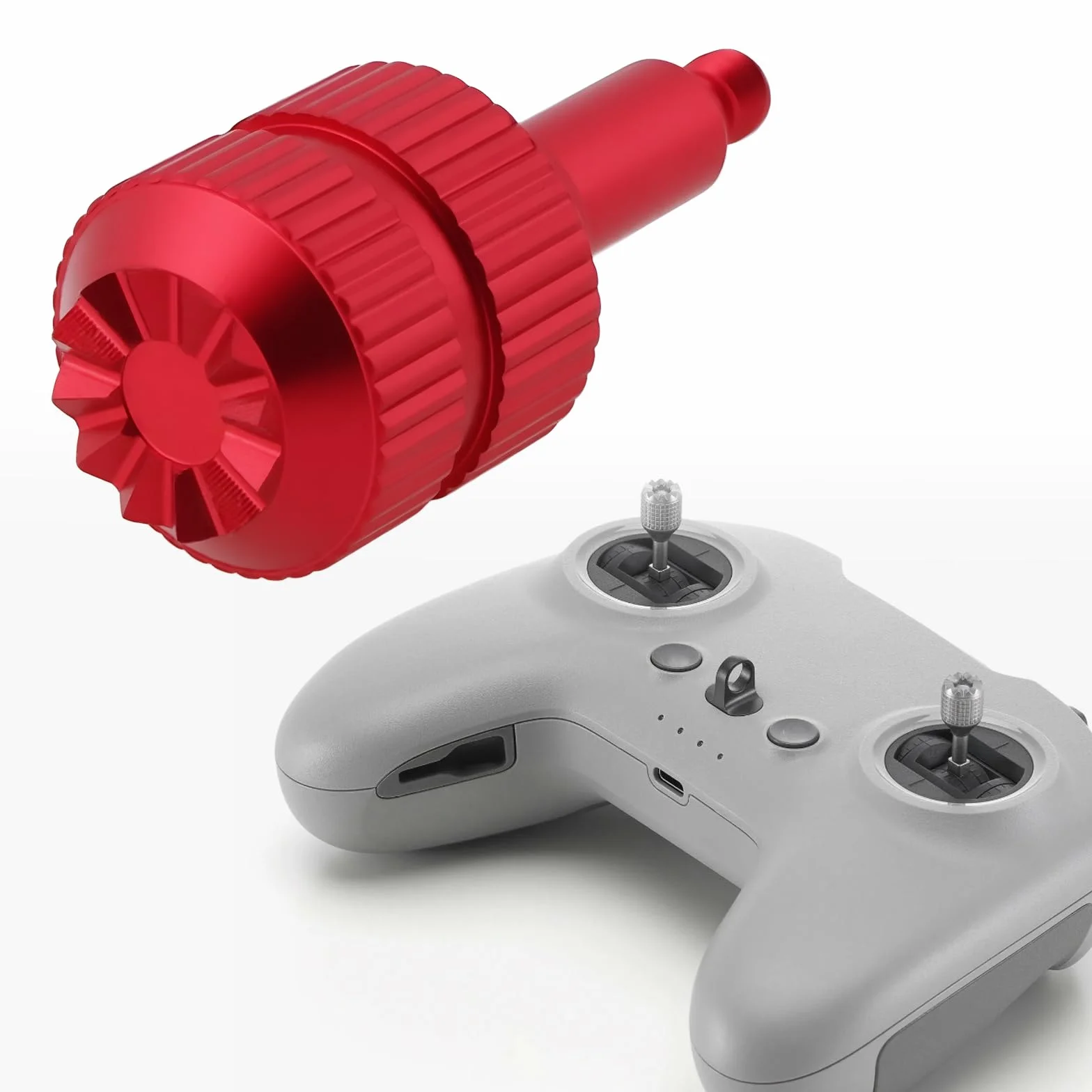 Czerwone joysticki na kciuki kompatybilne z pilotem DJI FPV