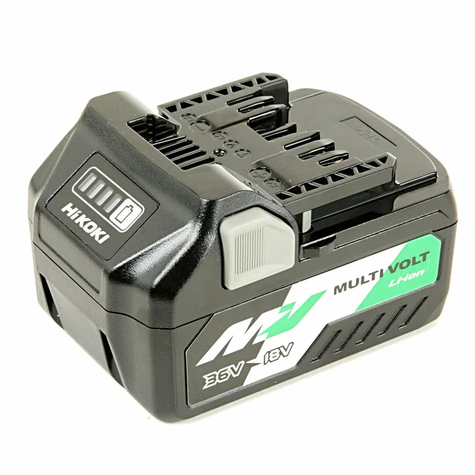 HiKOKI Multi Volt Akku BSL36A18 (18V 5.0 Ah / 36V 2.5 Ah Akku, Li-Ion, 4-Stufen-LED Ladestandskontrolle)