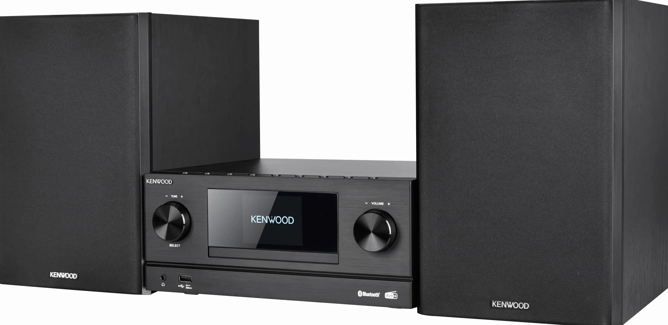 KENWOOD M-9000S-B Micro System Hi-Fi z CD, DAB+, radiem internetowym, Bluetooth, USB, kolorowym wyświetlaczem TFT