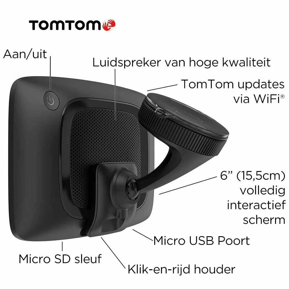 TomTom GO Professional 620 nawigacja GPS dla ciężarówek (mapy Europy, TomTom Traffic, Wi-Fi, POI dla dużych pojazdów)