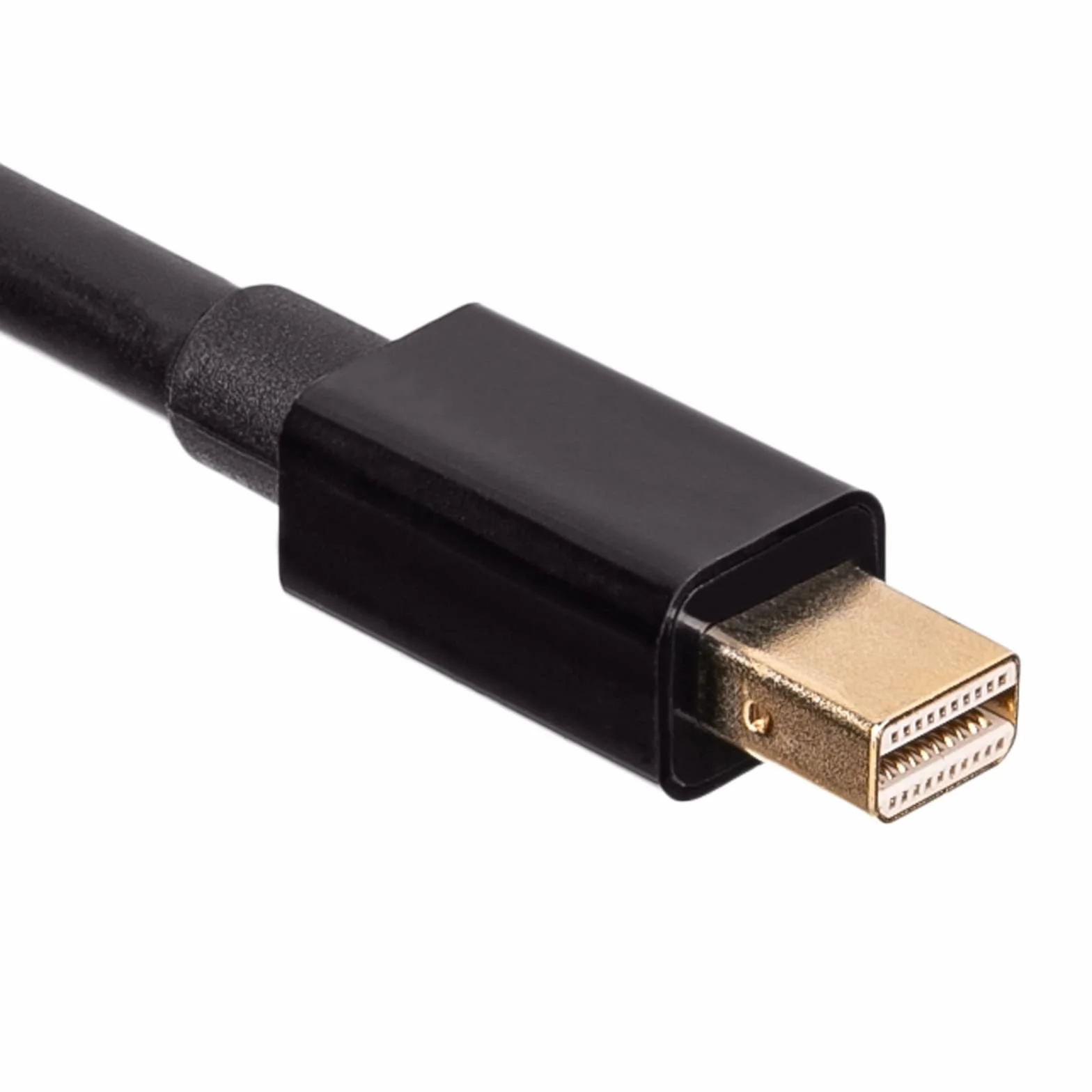 Akyga Kabel DisplayPort - miniDisplayPort AK-AV-15 1,8 m złoty plated black adapter DP do mini DP 4k 24 bit NVIDIA G-Sync AMS FreeSync