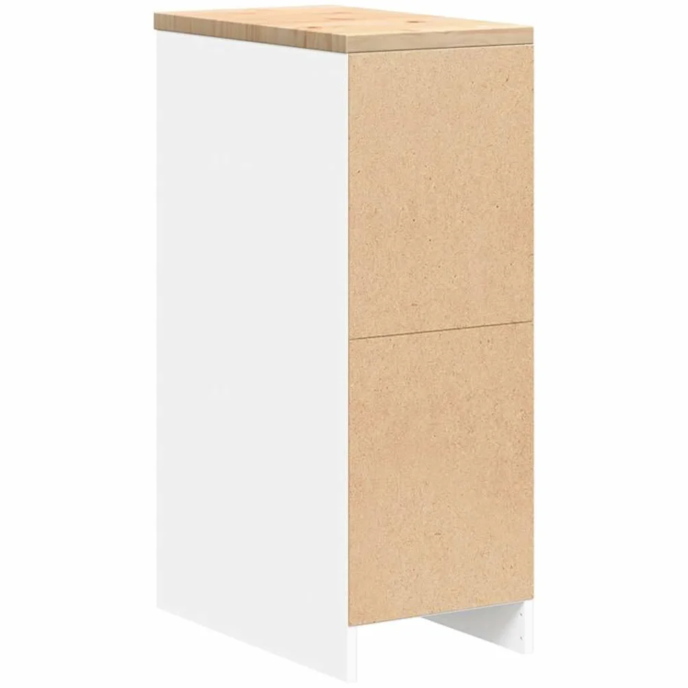 vidaXL Garażowa szafka do przechowywania Biała 30x51x85 cm
