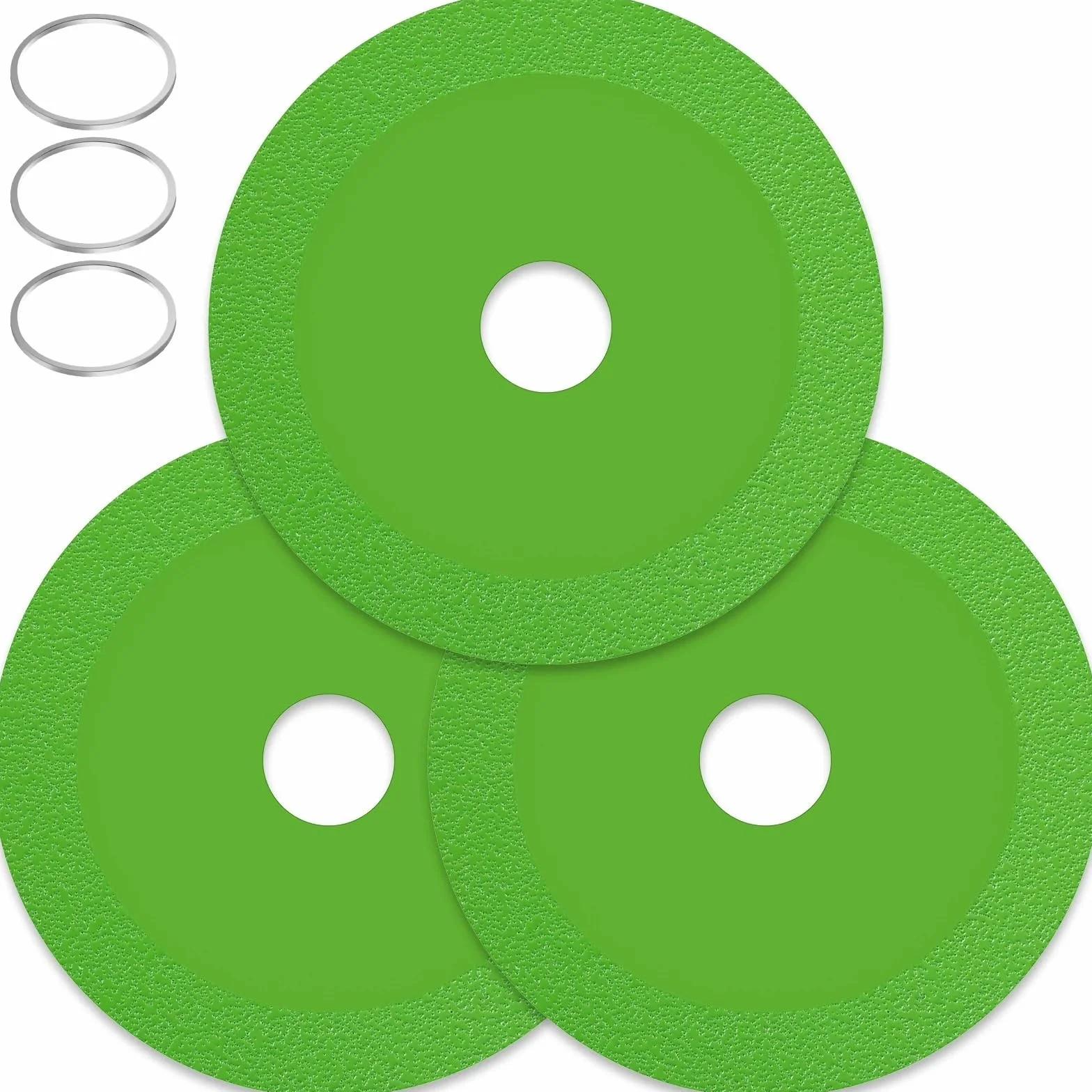Tarcza do cięcia porcelany, Tarcza do cięcia szkła Diamond Green 3 sztuki 115-125mm(Green 125mm)