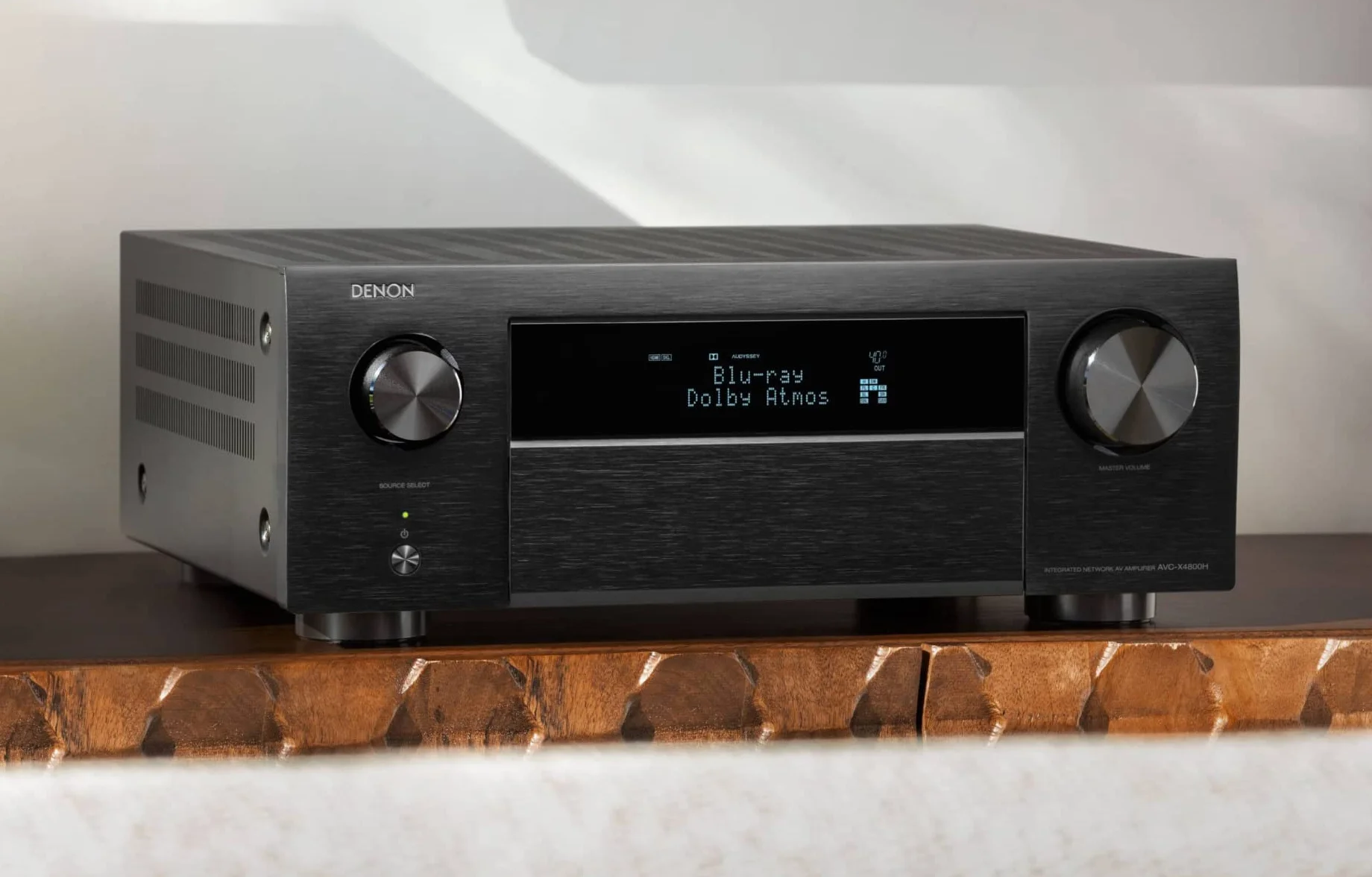 Denon AVC-X4800H Amplituner Av, Czarny, 38,9 x 43,4 x 16,7 cm