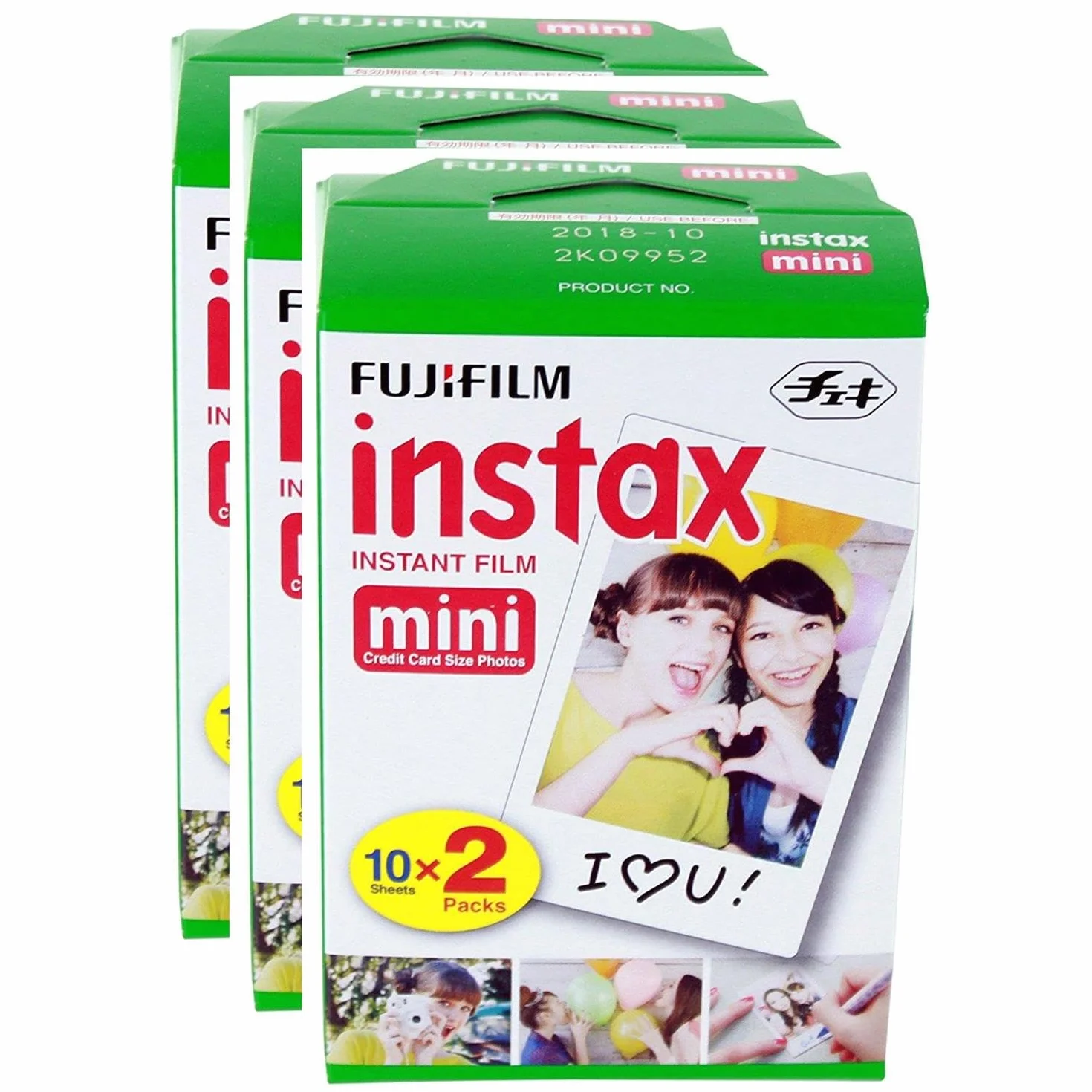 Fujifilm Instax Mini Film Zestaw, 60 Sztuk