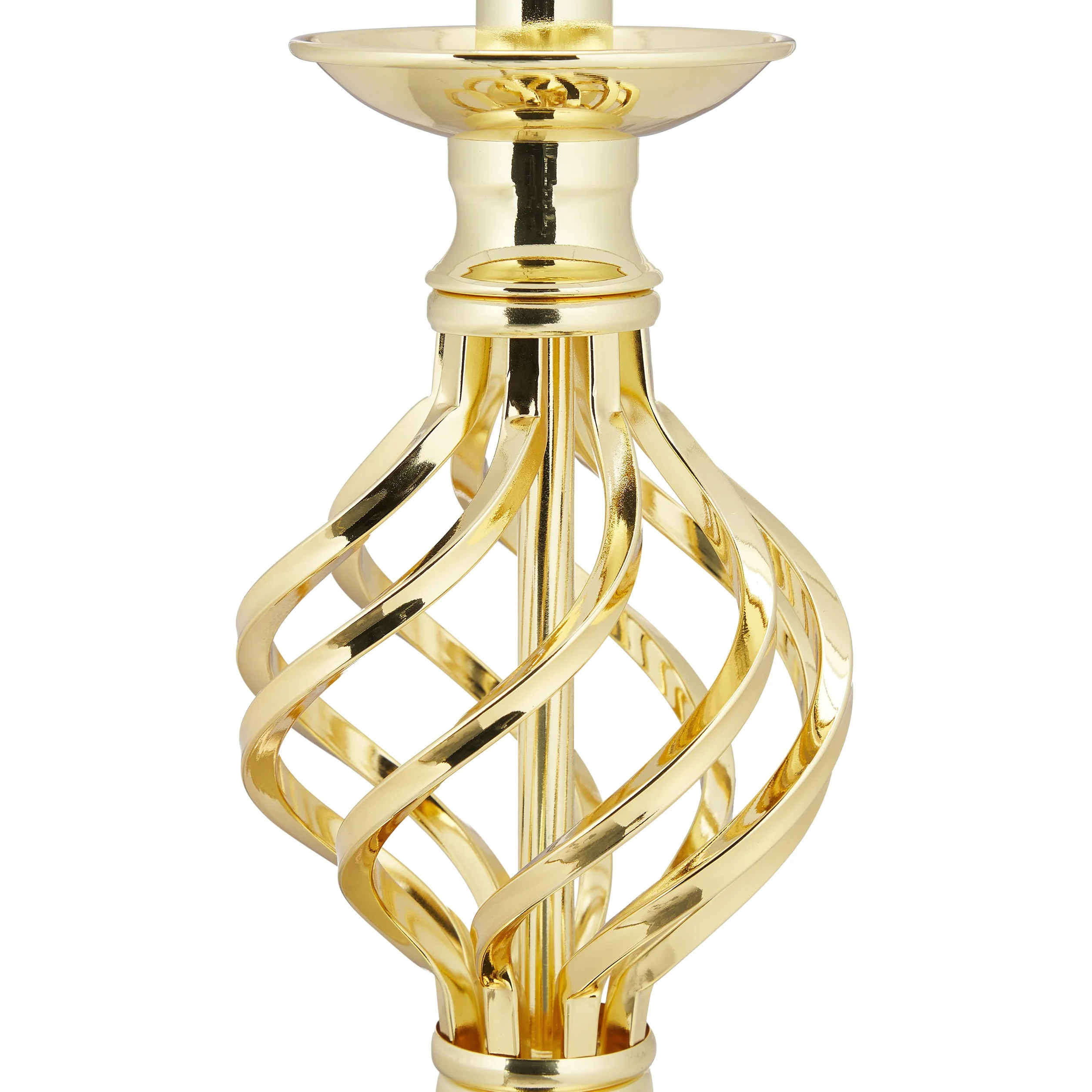 Relaxdays Lampa stołowa, nowoczesna, lampka nocna dotykowa, 3 stopnie ściemniania, E14 lampa stołowa szlachetna, wys. x śr. 43,5 x 25 cm, złoto/biała