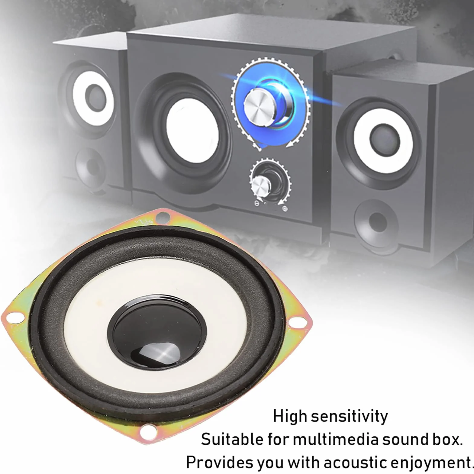 Głośnik pełnozakresowy 3-calowy 4 Ohm 5W do DIY Soundbox stereo