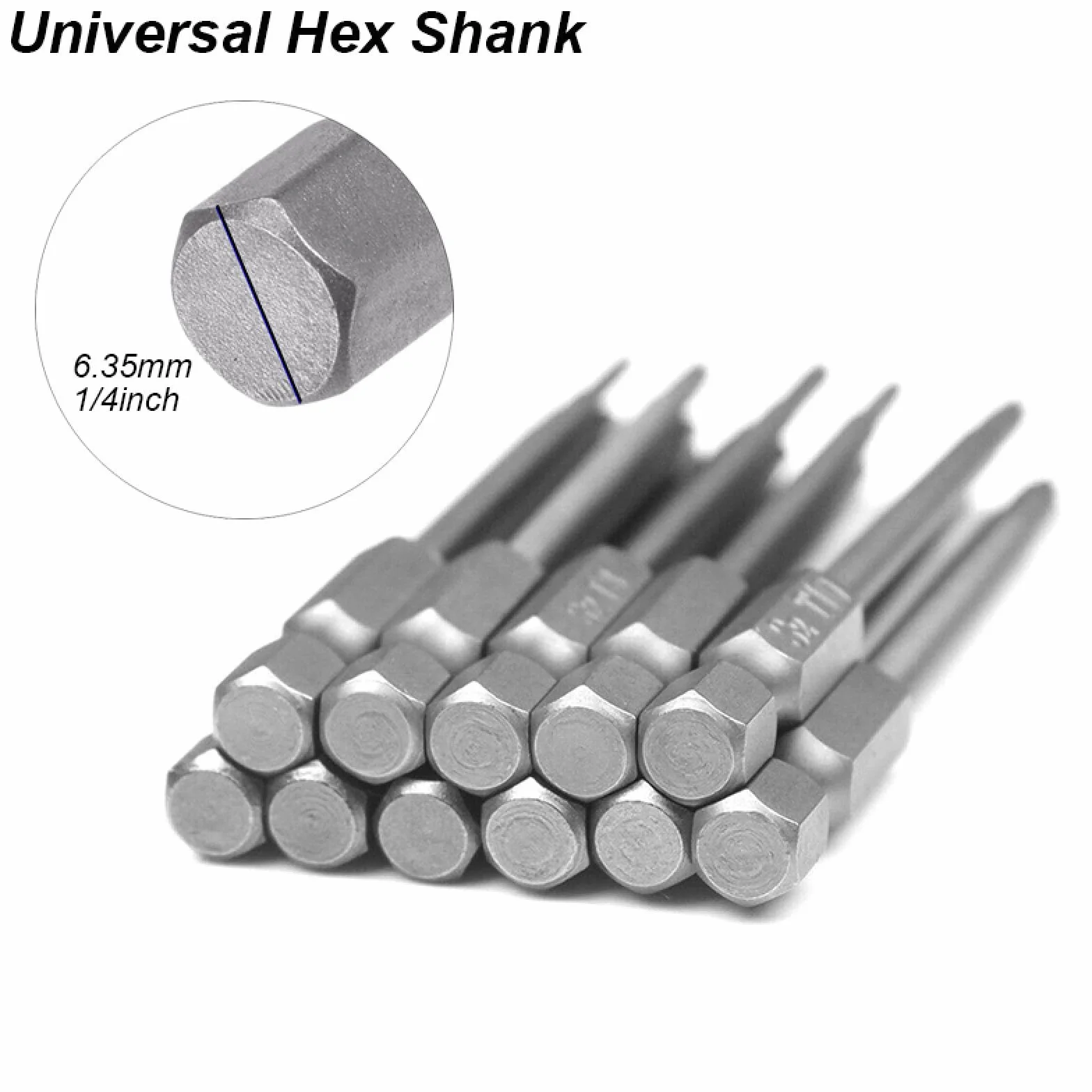 Zestaw bitów do wkrętaków z rowkiem Phillip Square Torx Końcówka wiertła do śrub Mocny magnetyczny adapter Długi krzyżak Narzędzie precyzyjne Kij 100 mm (bity do wkrętaka 16 szt.)