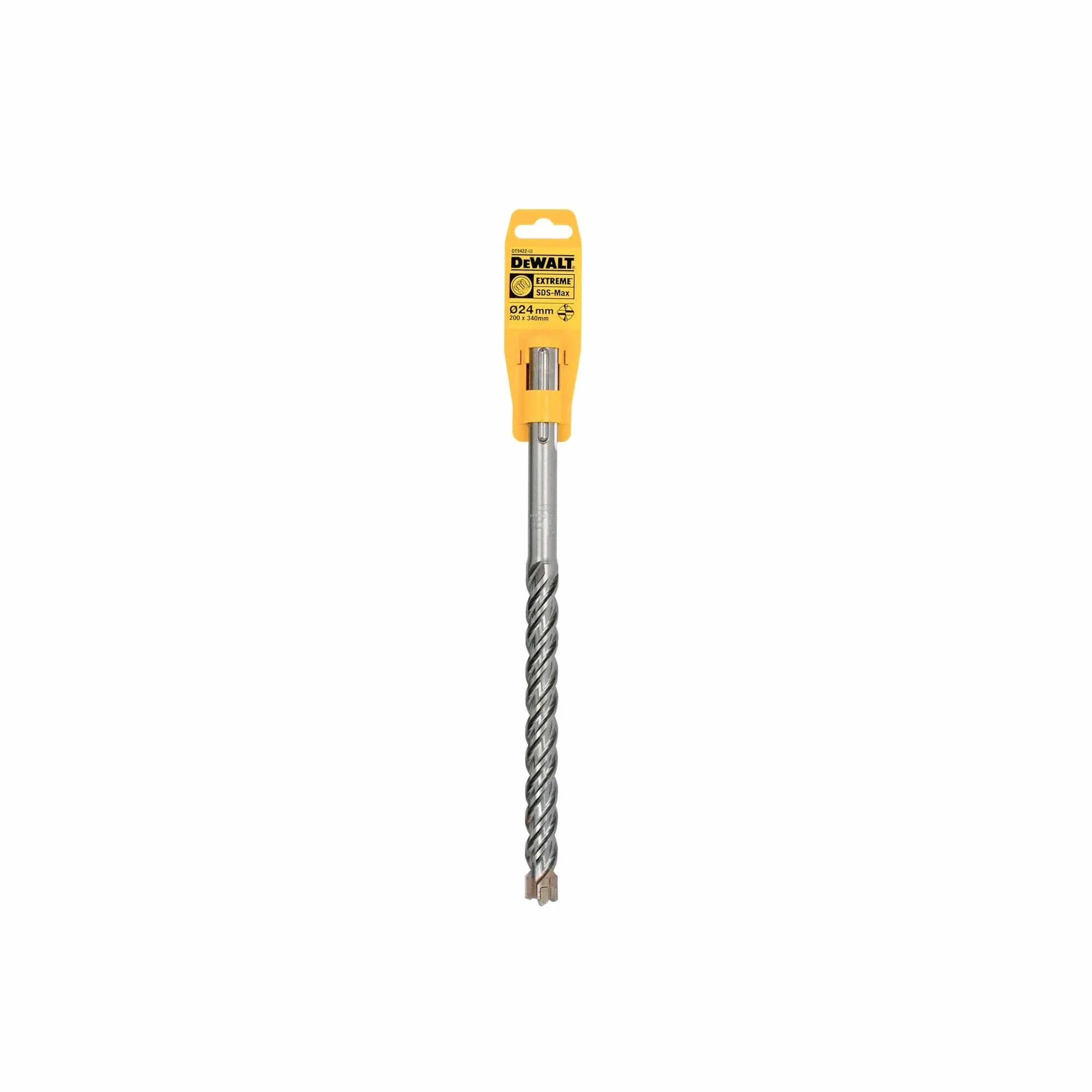 DeWalt Extreme wiertło udarowe SDS-max Ha (średnica 24 mm, długość całkowita 340 mm, długość robocza 200 mm, liczba ostrzy 4) DT9422