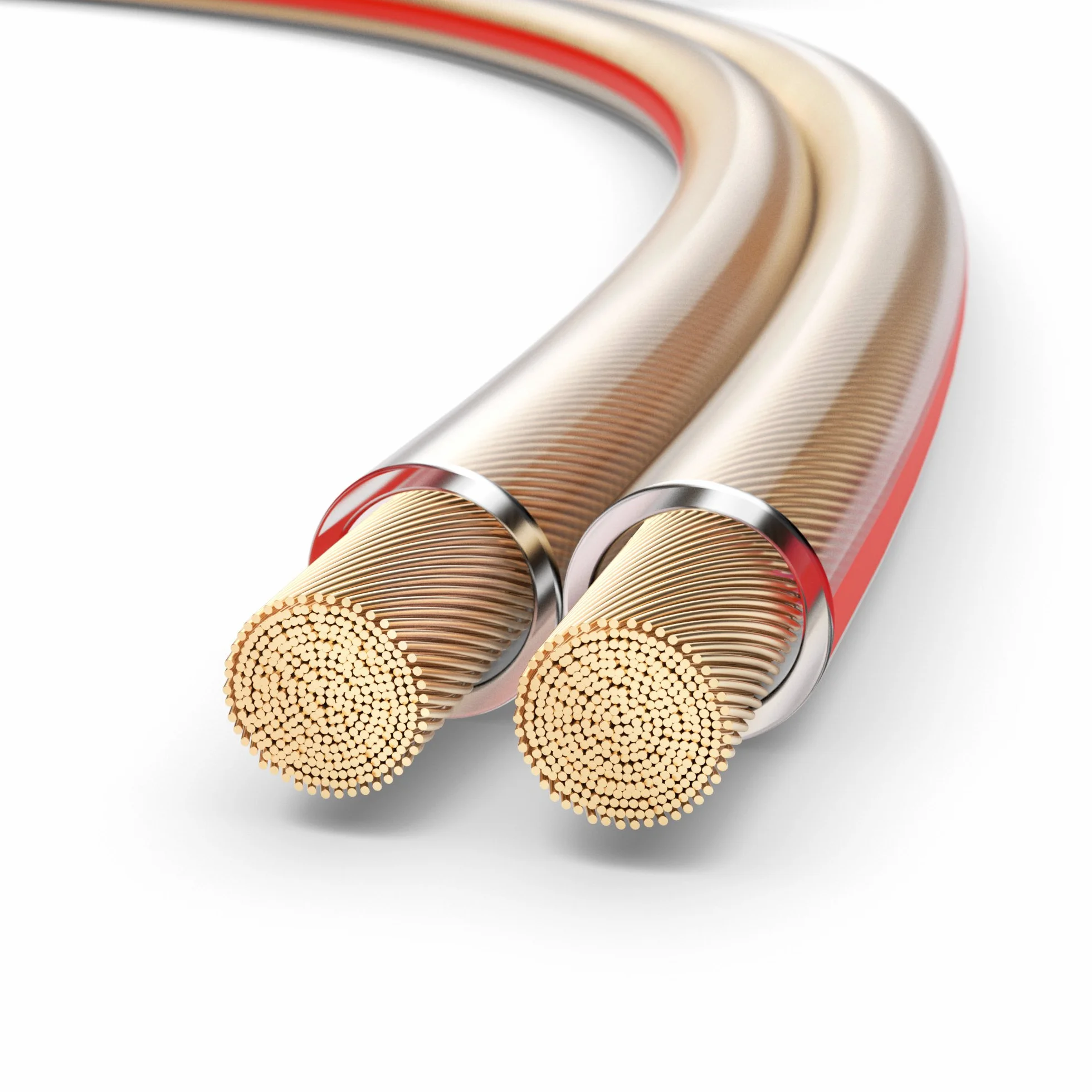 PureLink Kabel głośnikowy OFC 2 x 4,00 mm² 0,20 mm, 15,0 m, kabel miedziany z czystej miedzi do głośnika HiFi głośników subwoofera, kabel audio z oznaczeniem polaryzacji, przezroczysty