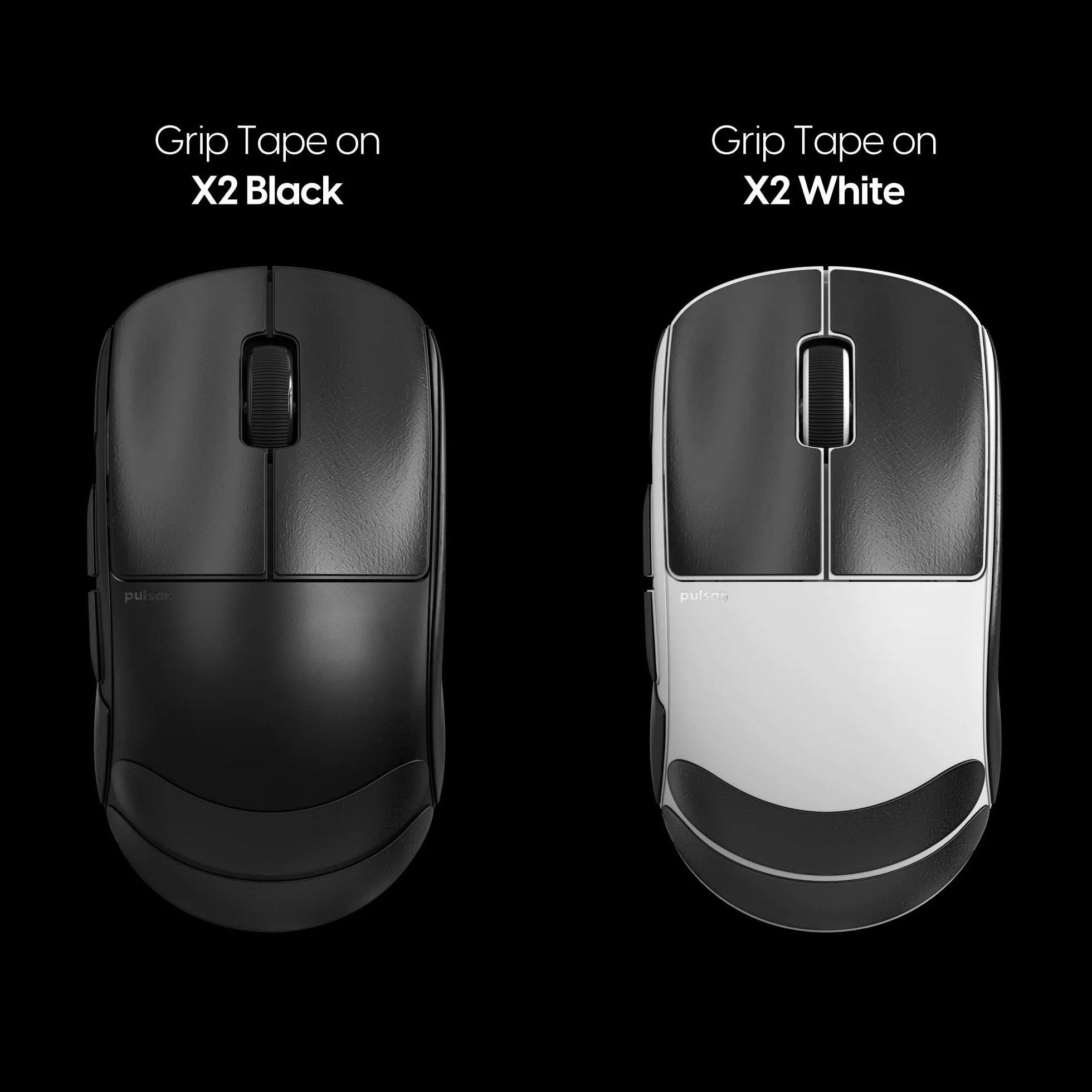 Pulsar Gaming Gears Supergrip do X2, Mini | Pochłania pot, wydajny antypoślizgowy grip, klej 3M, bez śladów, ultracienki