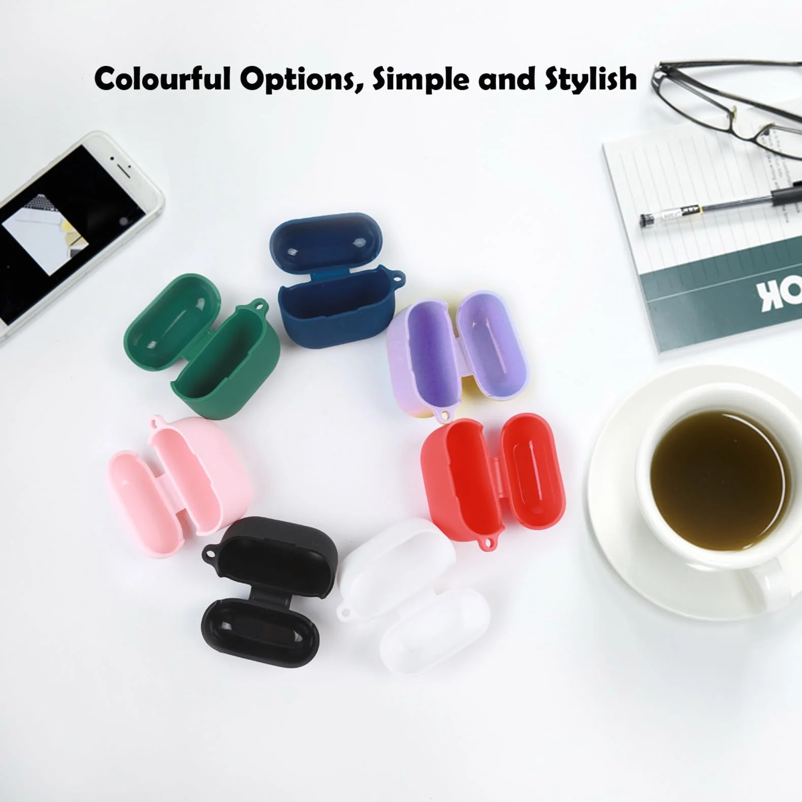 easyBee etui Samsung Galaxy Buds3 FE/Buds 3/Buds 3 Pro silikonowe odporne na uderzenia 2-pak