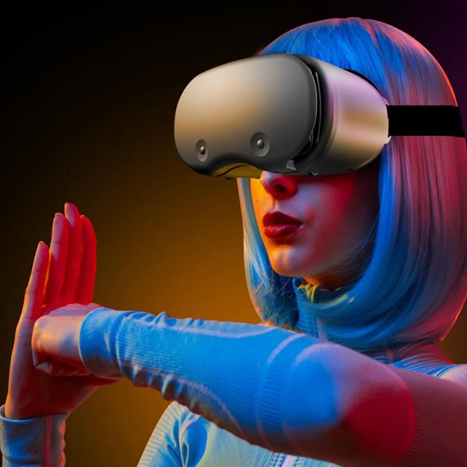 Zestaw Słuchawkowy VR 3D Gogle Kask 5–7 Cali do Wirtualnej Rzeczywistości