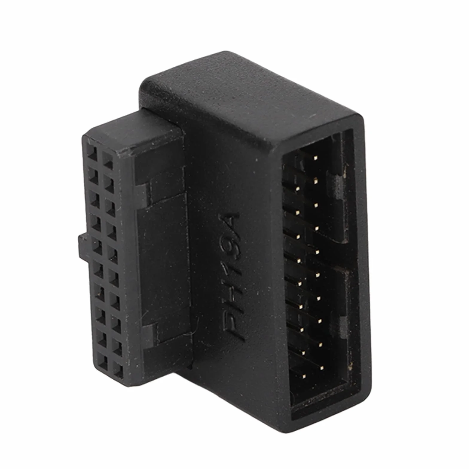 ASHATA USB 3.0 19/20Pin wtyczka 90 stopni przedłużacz do płyty głównej PH19A