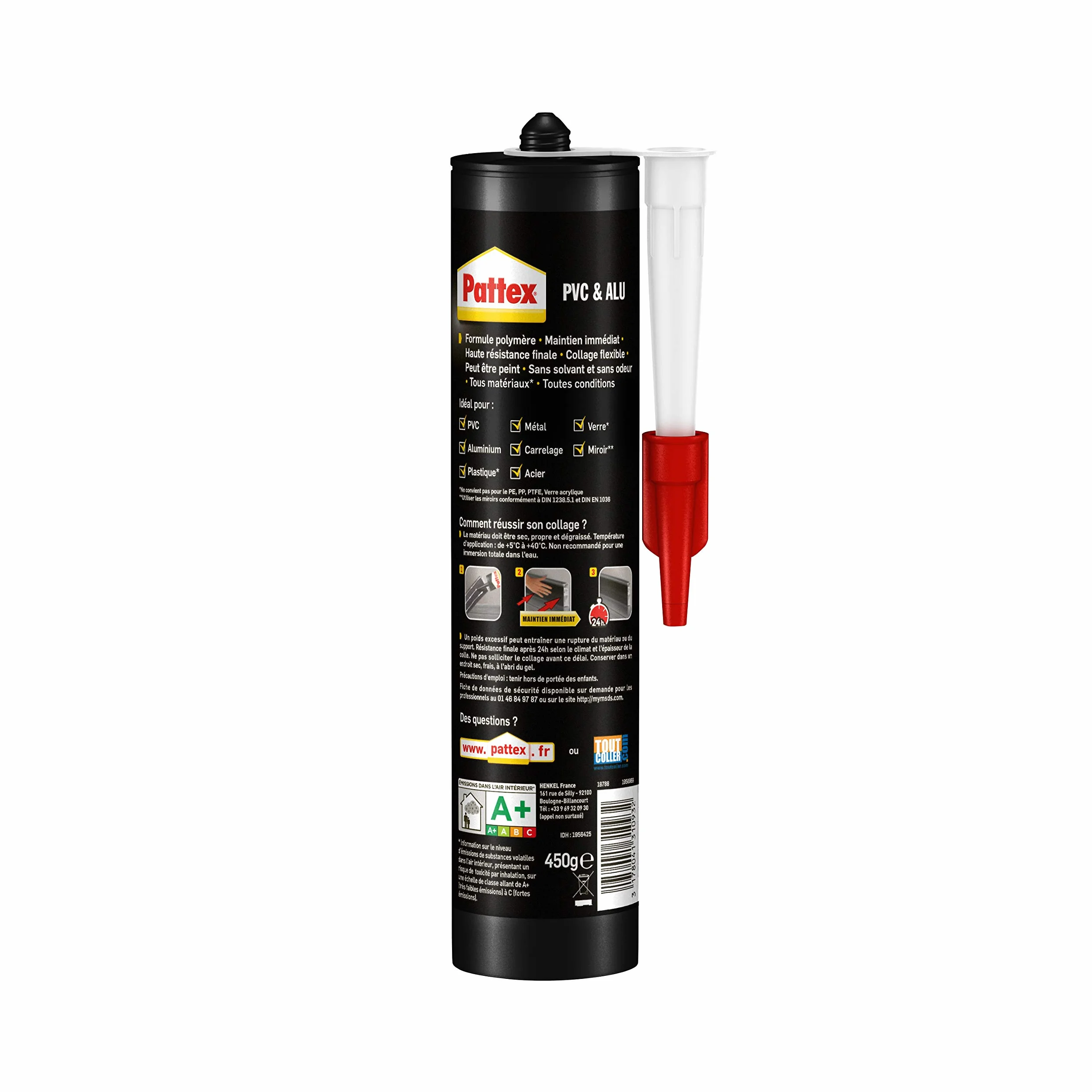 Pattex Klej Montażowy, Biały, 450 g