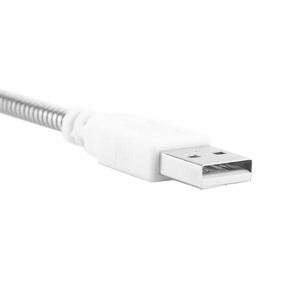 Elastyczna Mini Lampka LED USB Regulacja Natężenia Światła Do Czytania Laptop PC Notebook