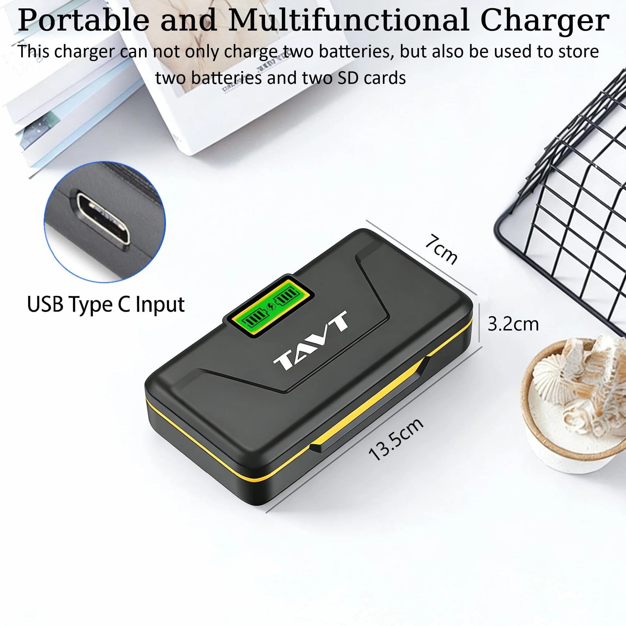2280 mAh EN-EL15 EN-EL15C akumulator i ładowarka kompatybilna z Nikon D850, D810, D810A, D800, D800E, D780, D750, D610, D600, D500, D7500, D7200, D7100, D700 00