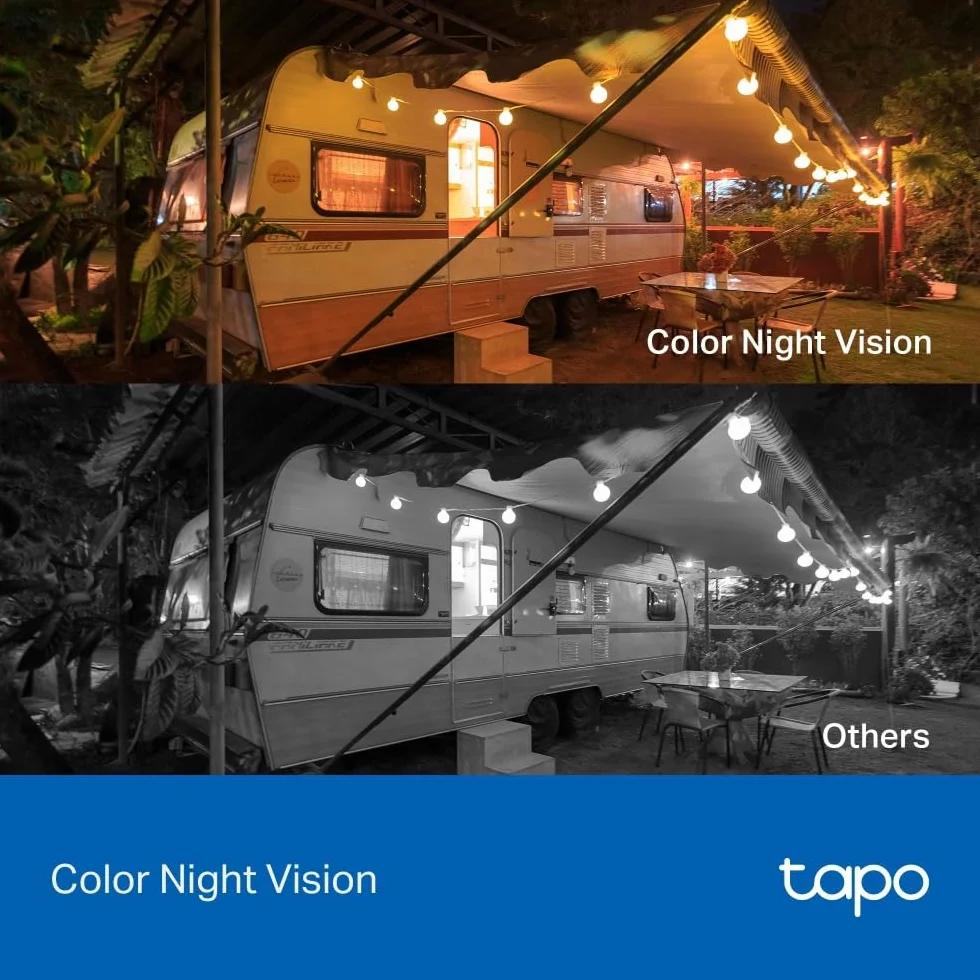 Tapo C411 Bezprzewodowa kamera WiFi 2K 3MP, IP65, kolorowy noktowizor, alarm ruchu, bateria do 180 dni