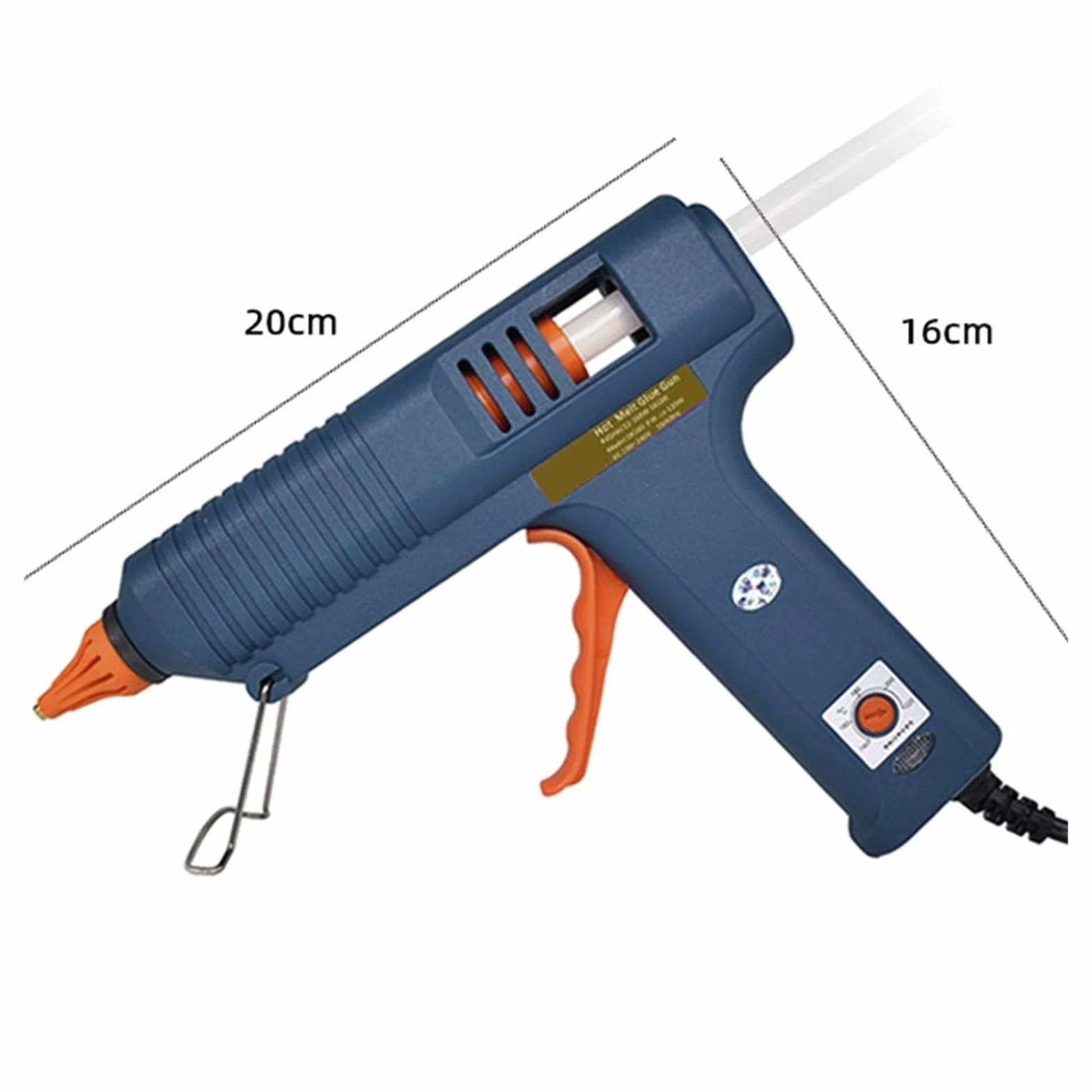 Pistolet Do Kleju Na GorąCo Pistolet Do Klejenia Na Gorąco 150W Pistolet Do Klejenia Z Regulacją Temperatury Długa Dysza Do Klejów W Sztyfcie 11mm Przemysłowe I Rękodzieło DIY Pistolet Do Klejenia Na