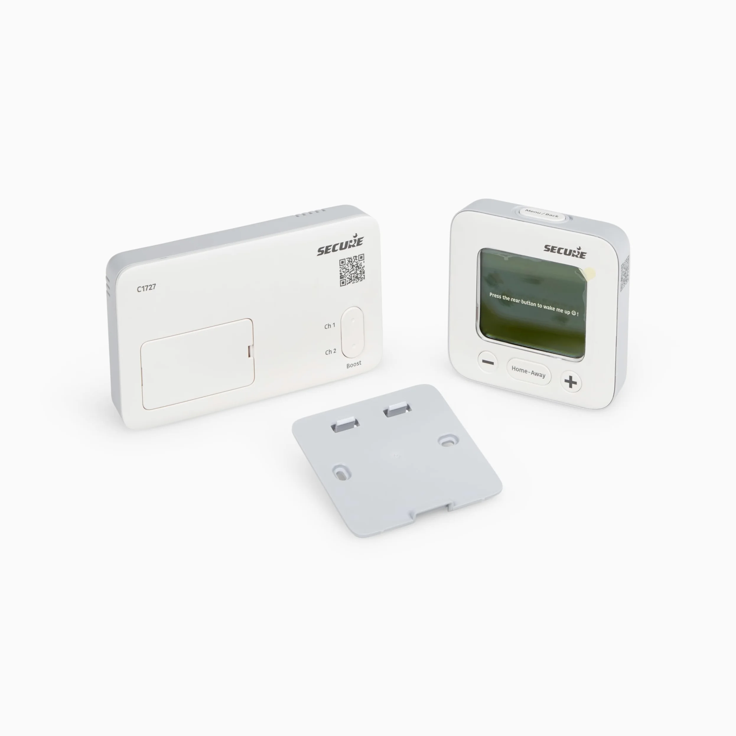Secure C1727 2-kanałowy programowalny termostat pokojowy, bezpośredni zamiennik dla Horstmann CentaurPlus ServicePlus Thermoplus programowanie Bluetooth z inteligentną opcją dodatku WIFI, sterowany